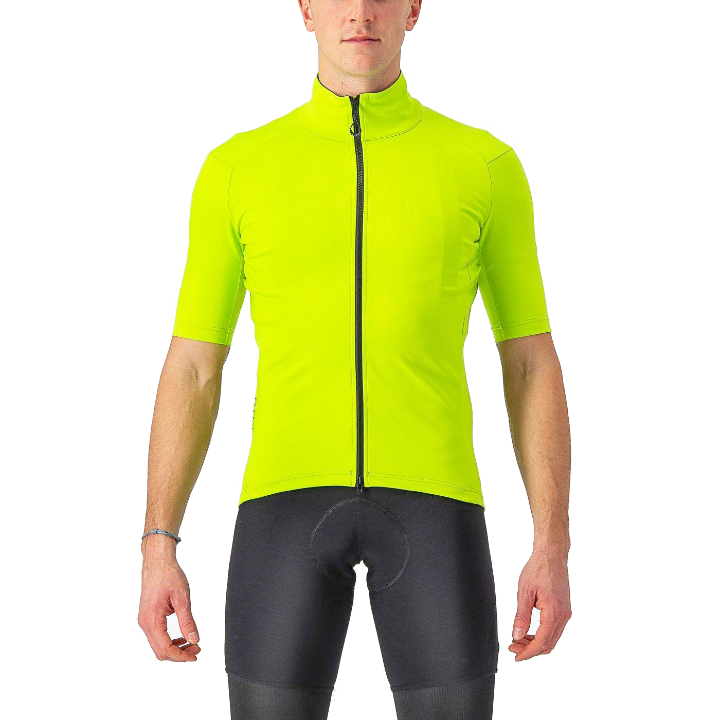 Picture of Castelli Perfetto RoS 2 Wind Jersey Men - electric lime 383