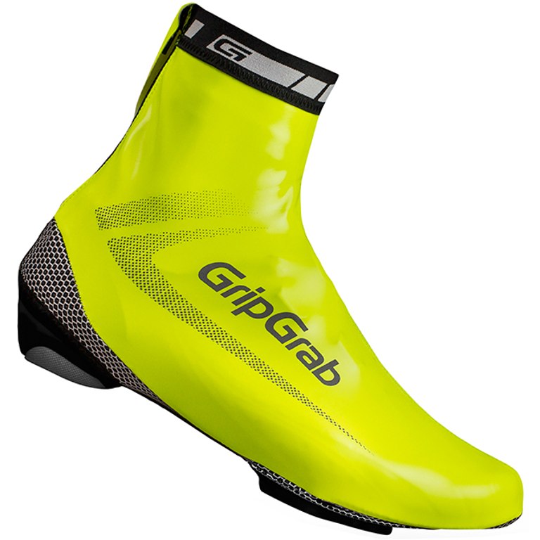 Picture of GripGrab RaceAqua Hi-Vis Waterproof Shoe Cover - Yellow Hi-Vis