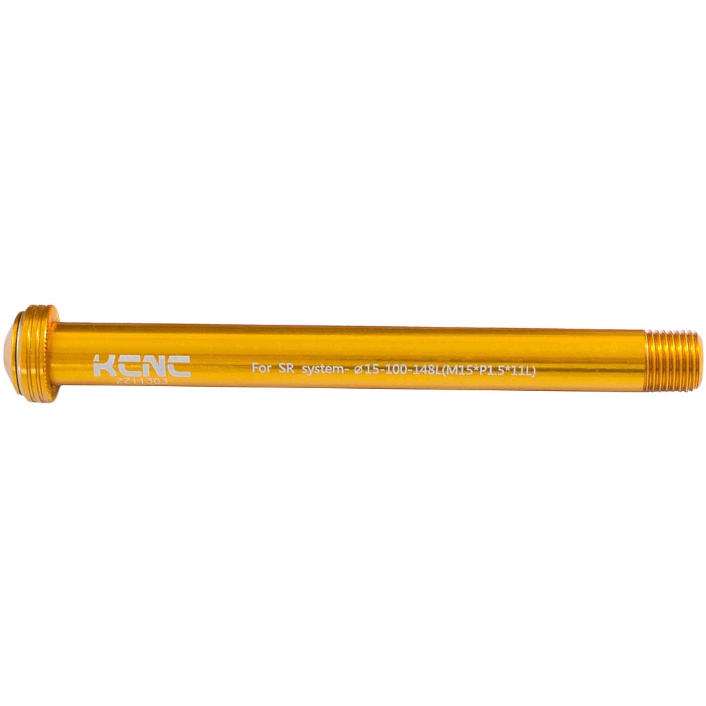 Picture of KCNC Thru Axle KQR08 - 15x100mm - 6061AL - gold
