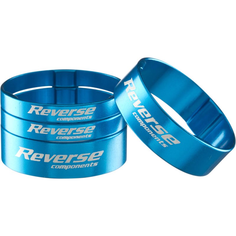 Picture of Reverse Components Ultra Light Spacer Set - 1-1/8 inch - light blue