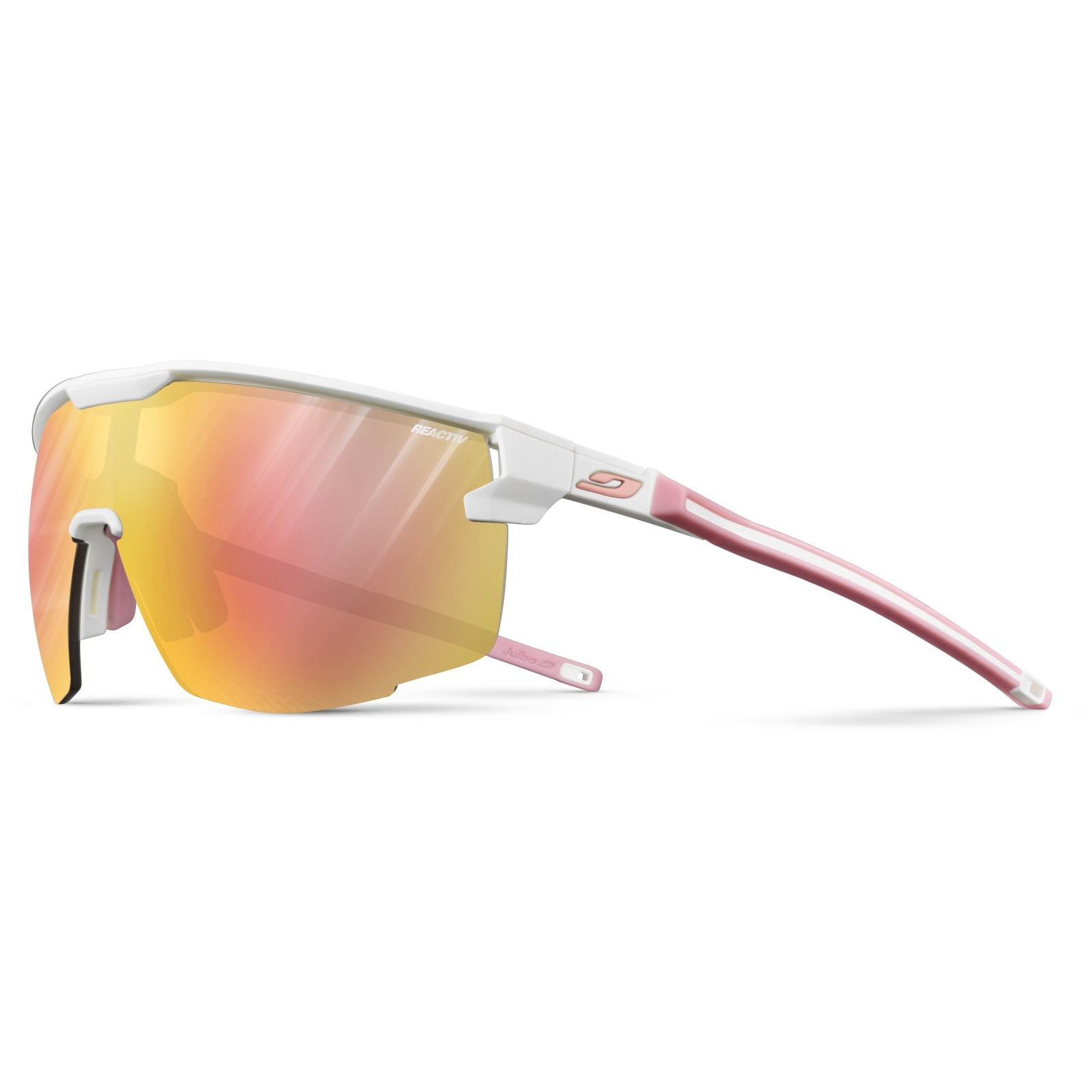Picture of Julbo Ultimate Reactiv Light Amplifier 1-3 Sunglasses - White / Pink