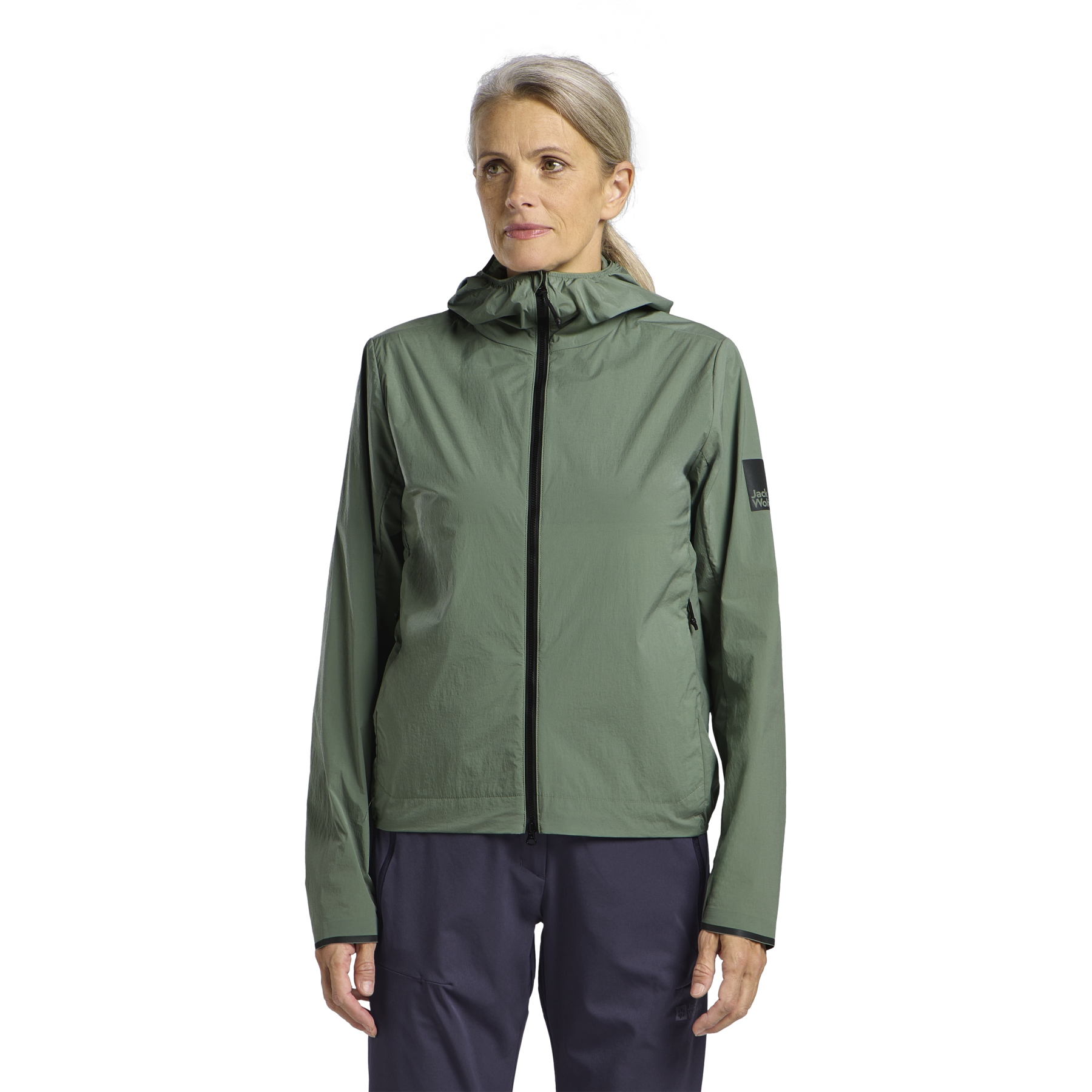 Produktbild von Jack Wolfskin Bike Commute Windjacke Damen - eucalyptus