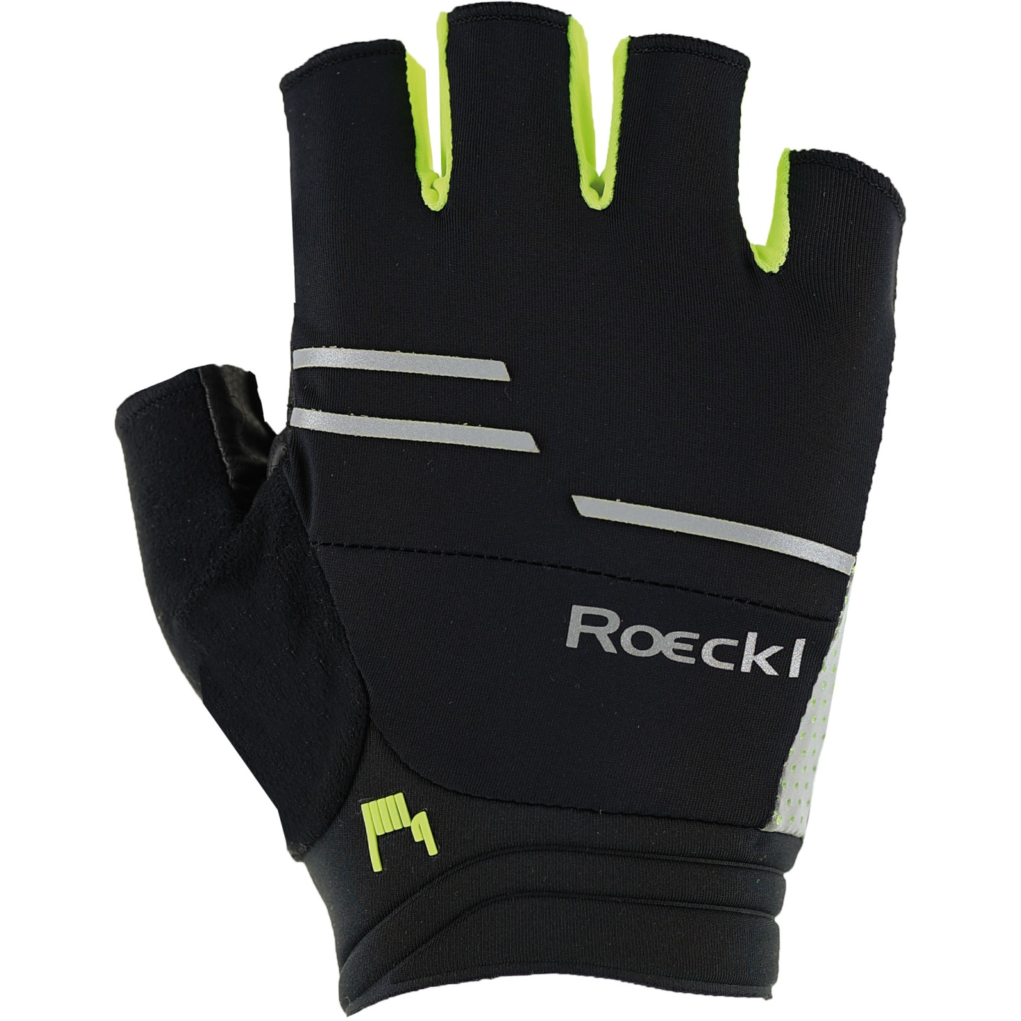 Image of Roeckl Sports Iguna Cycling Gloves - black/fluo yellow 9210