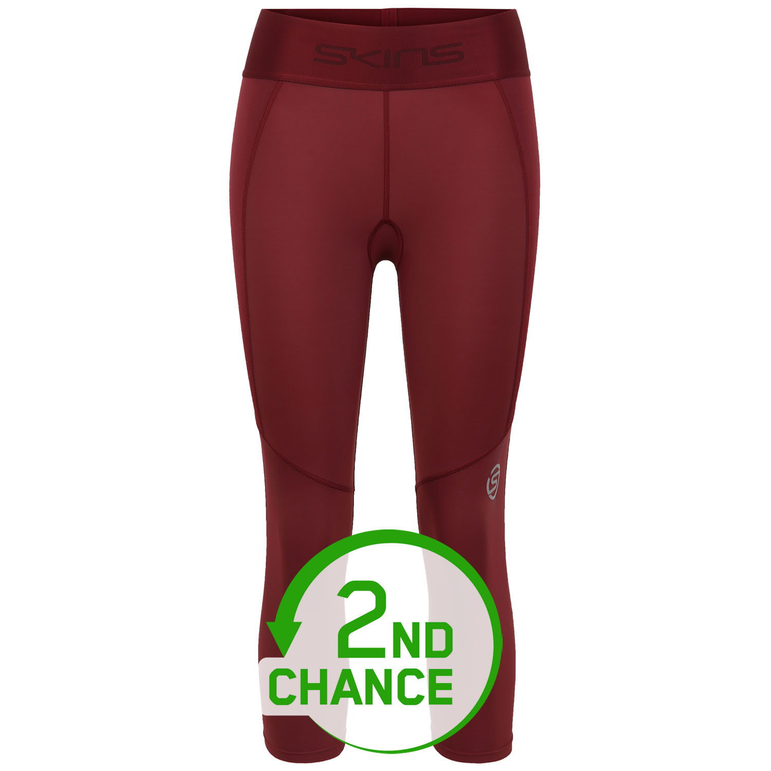 Picture of SKINS Compression 3-Series Thermal 3/4 Tights Women - Burgundy - 2nd Choice