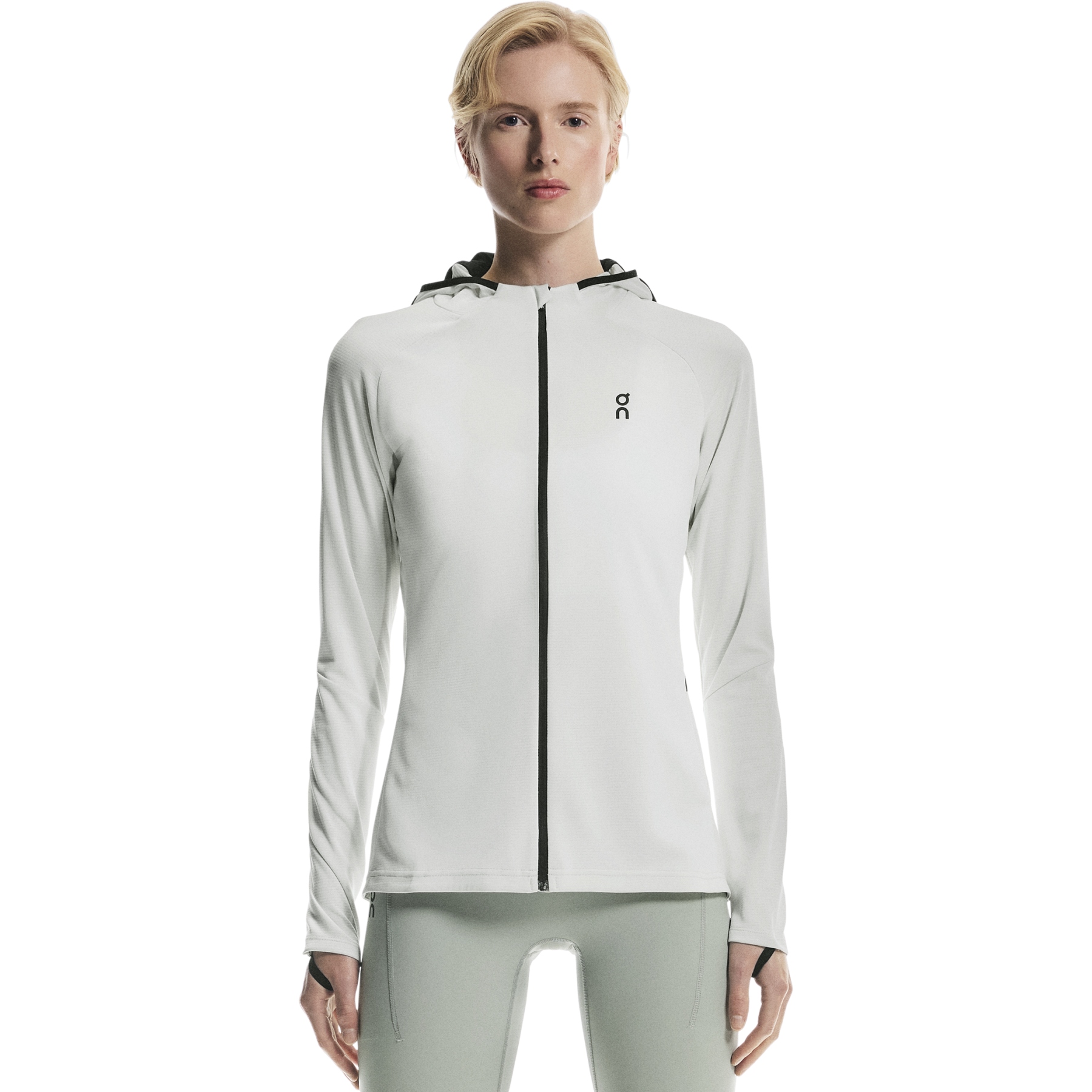 On Climate Zip Hoodie Women - Iceberg | BIKE24