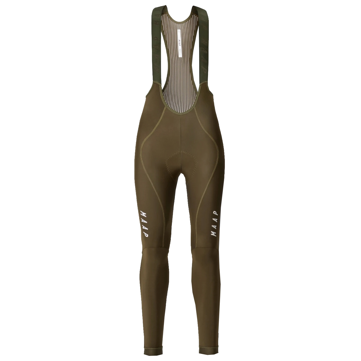 Image de MAAP Cuissard à Bretelles Cycliste Thermique Femme - Team Evo - olive drab