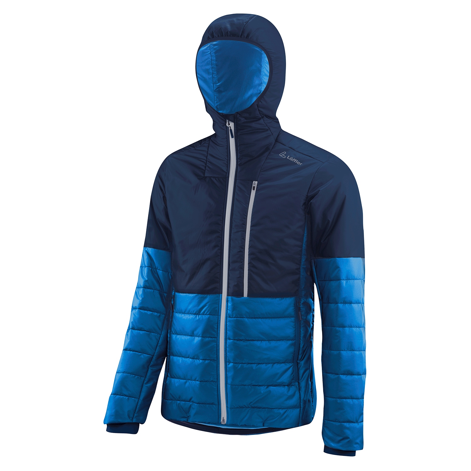 Picture of Löffler Comfort Primaloft 100 Hooded Iso-Jacket Men - dark blue 495