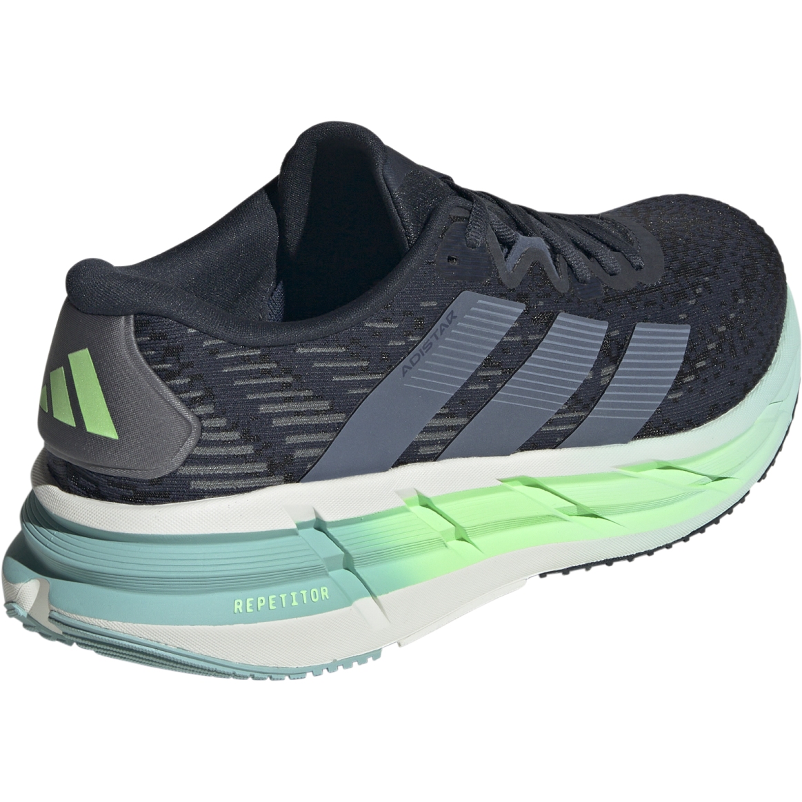 adidas Adistar 4 Running Shoes Men - aurora ink/preloved ink/lime