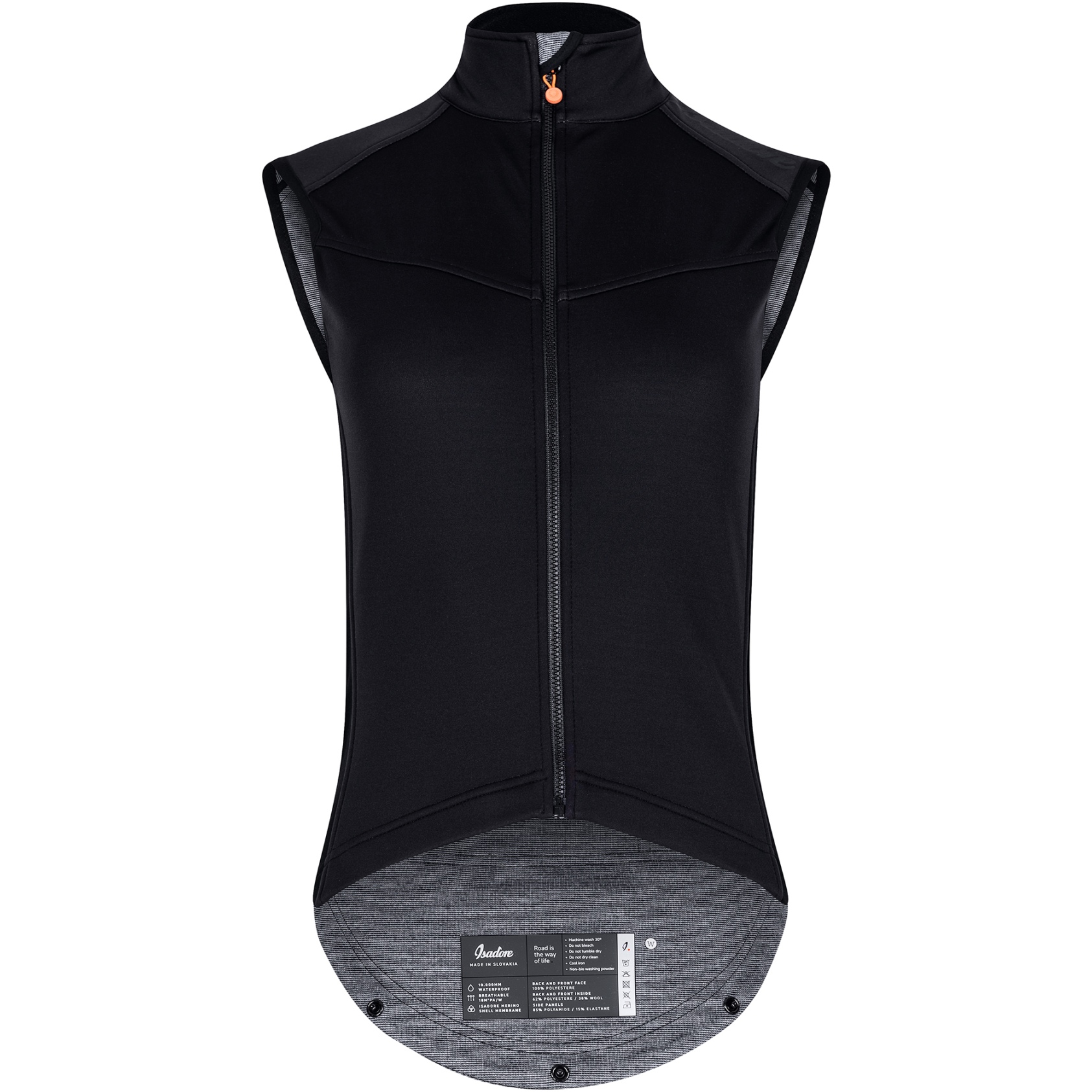 Image of Isadore Women's Merino Membrane Softshell Vest - Black
