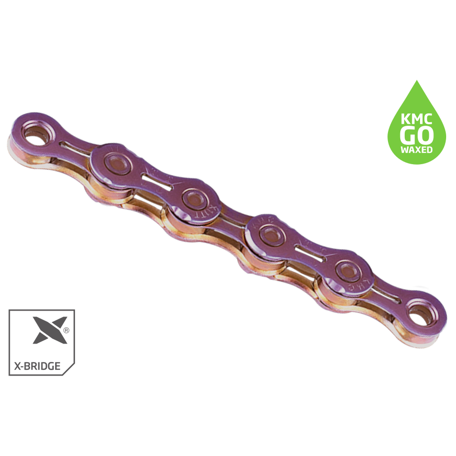 KMC XEL Chain - WAXED | TiN Gold | 11-speed - gold | BIKE24