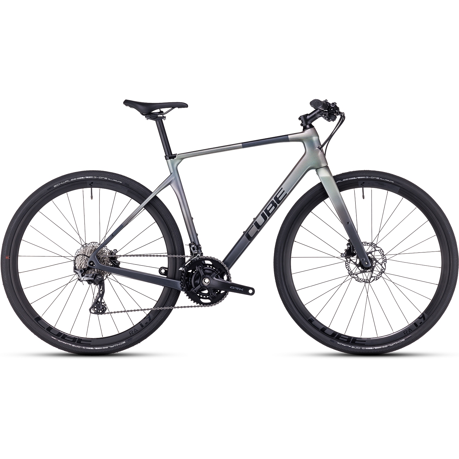 Produktbild von CUBE NULANE C:62 SLT - Carbon Fitness Bike - 2023 - prizmsilver / black