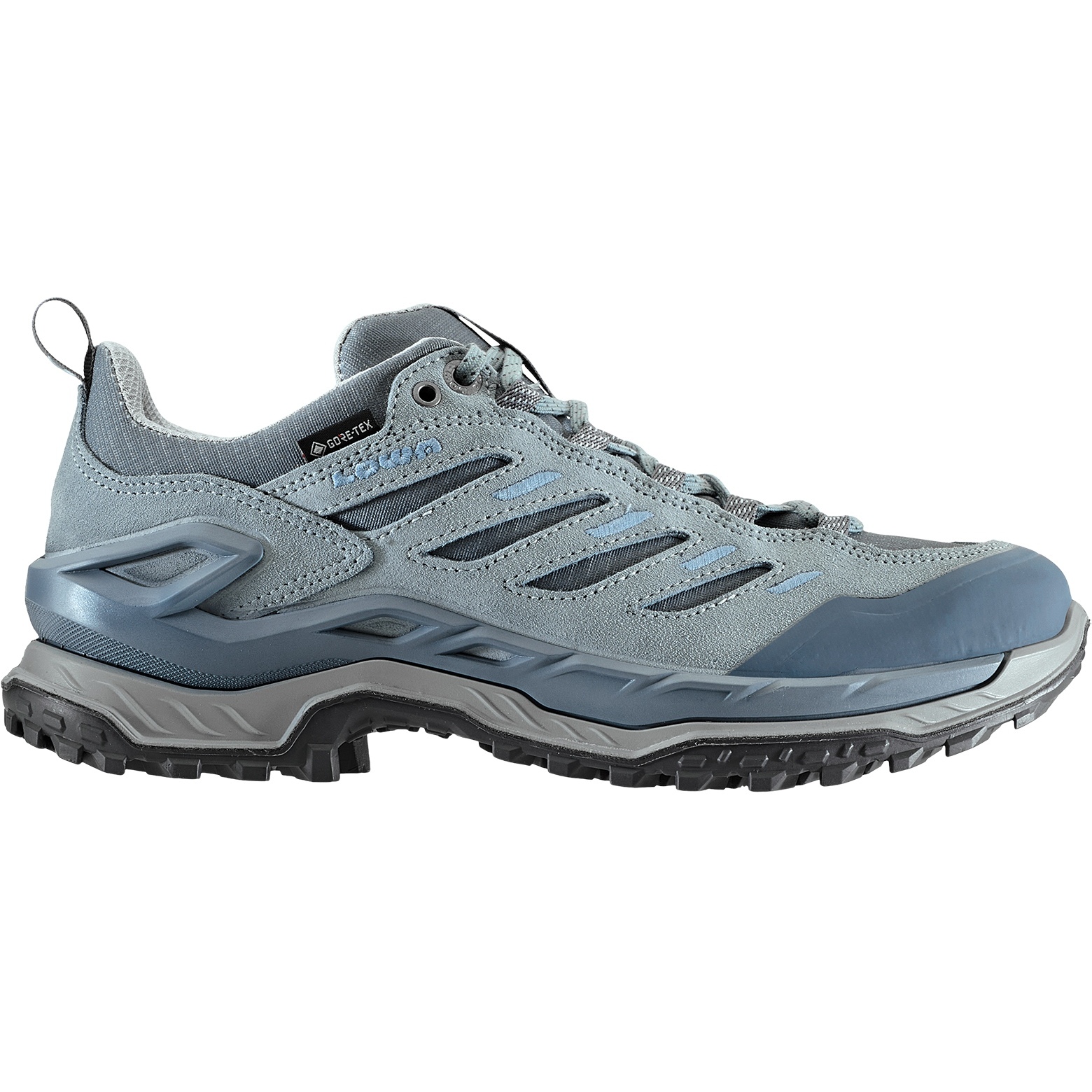 Photo produit de LOWA Chaussures de Randonnée Femme - Innovo GTX LO - smoke blue/white