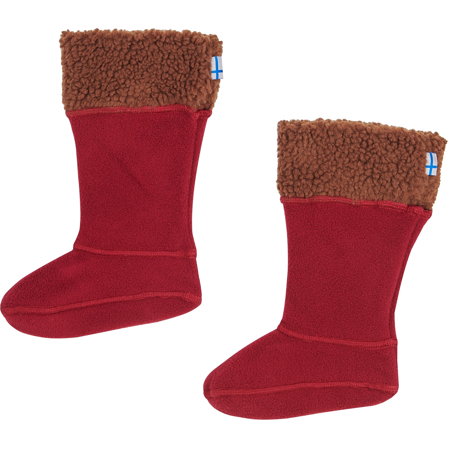 Picture of Finkid SUKKA Kids Boot Socks - for KUMI Rubber Boots - beet red
