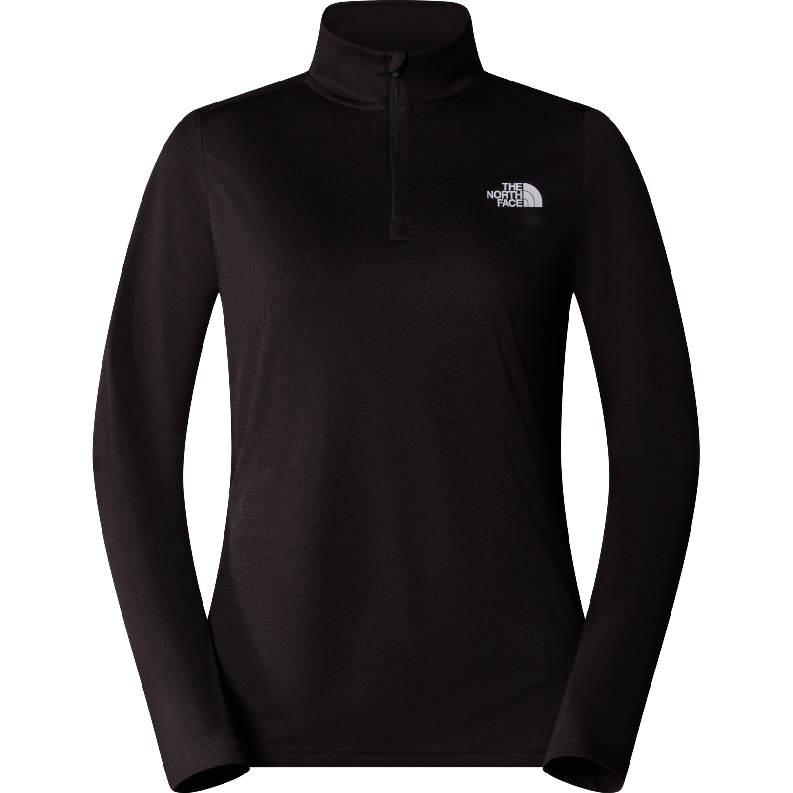The North Face Flex Slim 1 4 Zip Shirt met Lange Mouwen Dames TNF Black