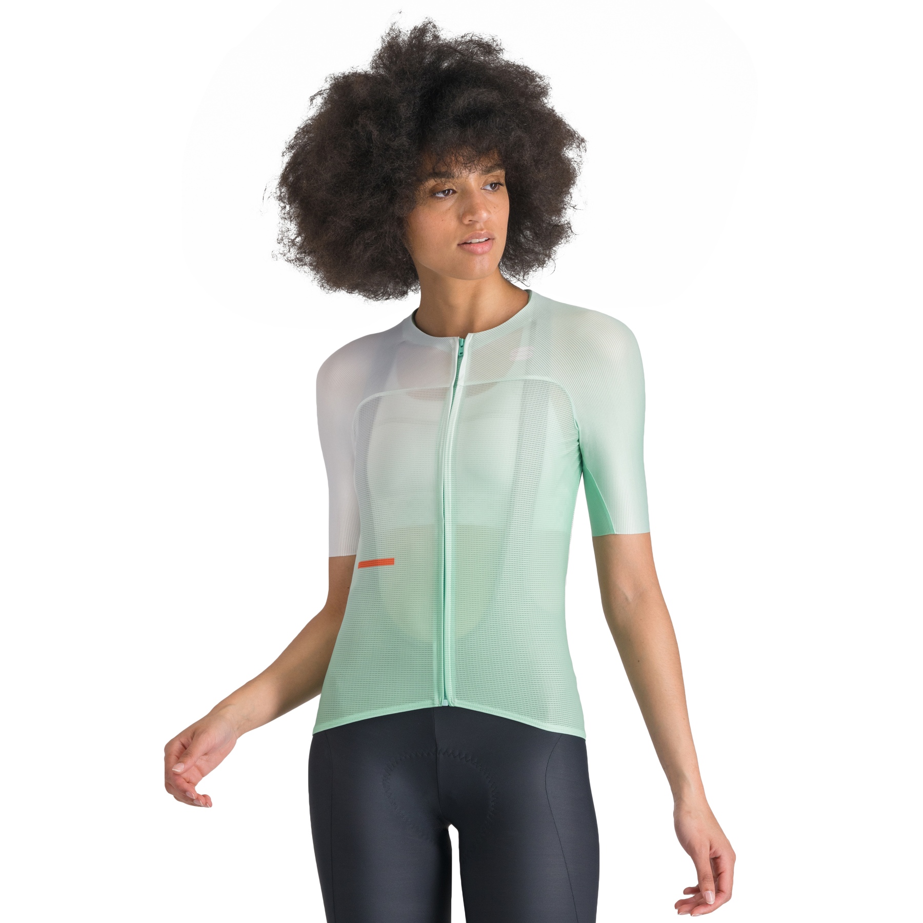 Image of Sportful Light Jersey Women - 3055 Lichen Green/White