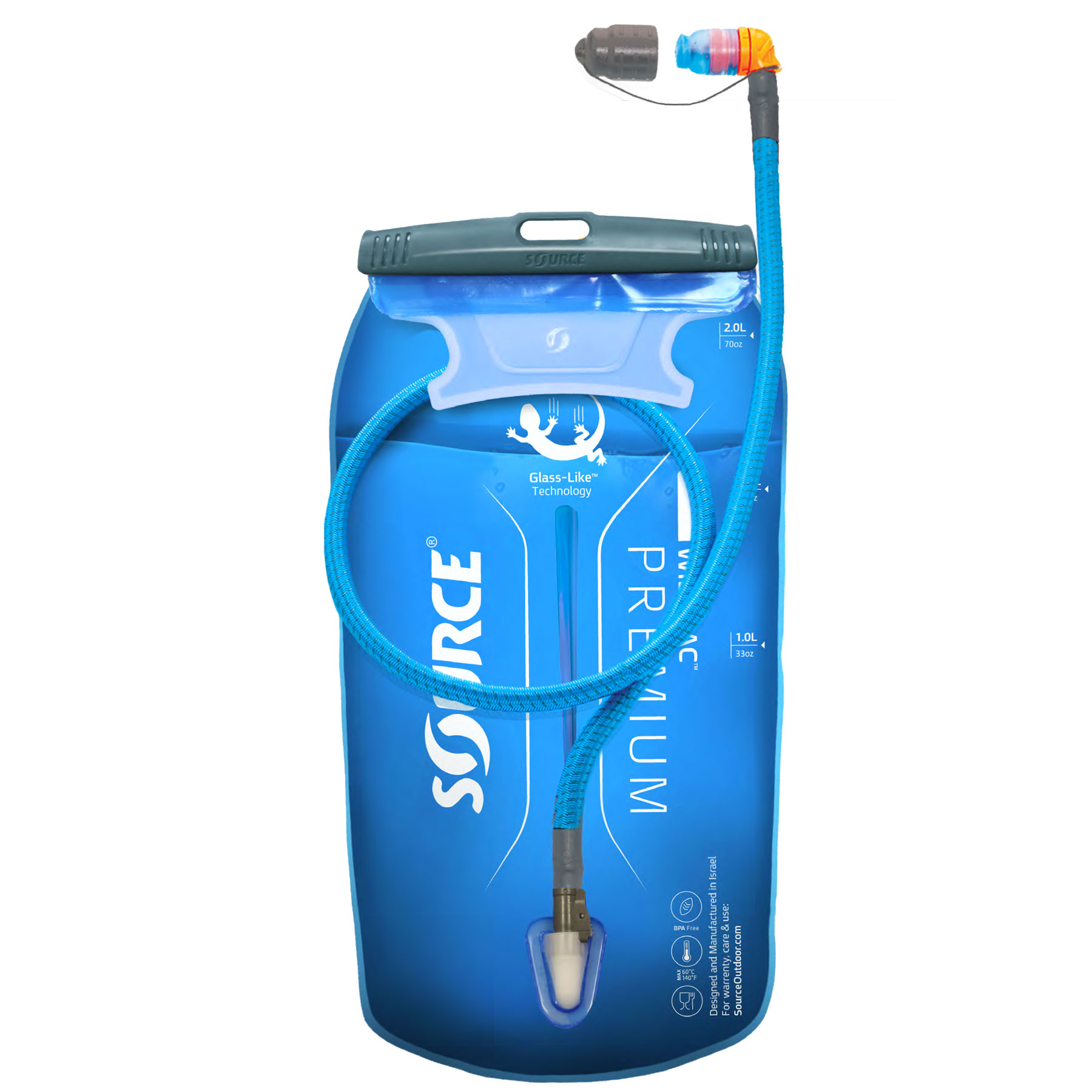 Productfoto van Source Widepac Premium Drinkzak 2 L - alpine blue