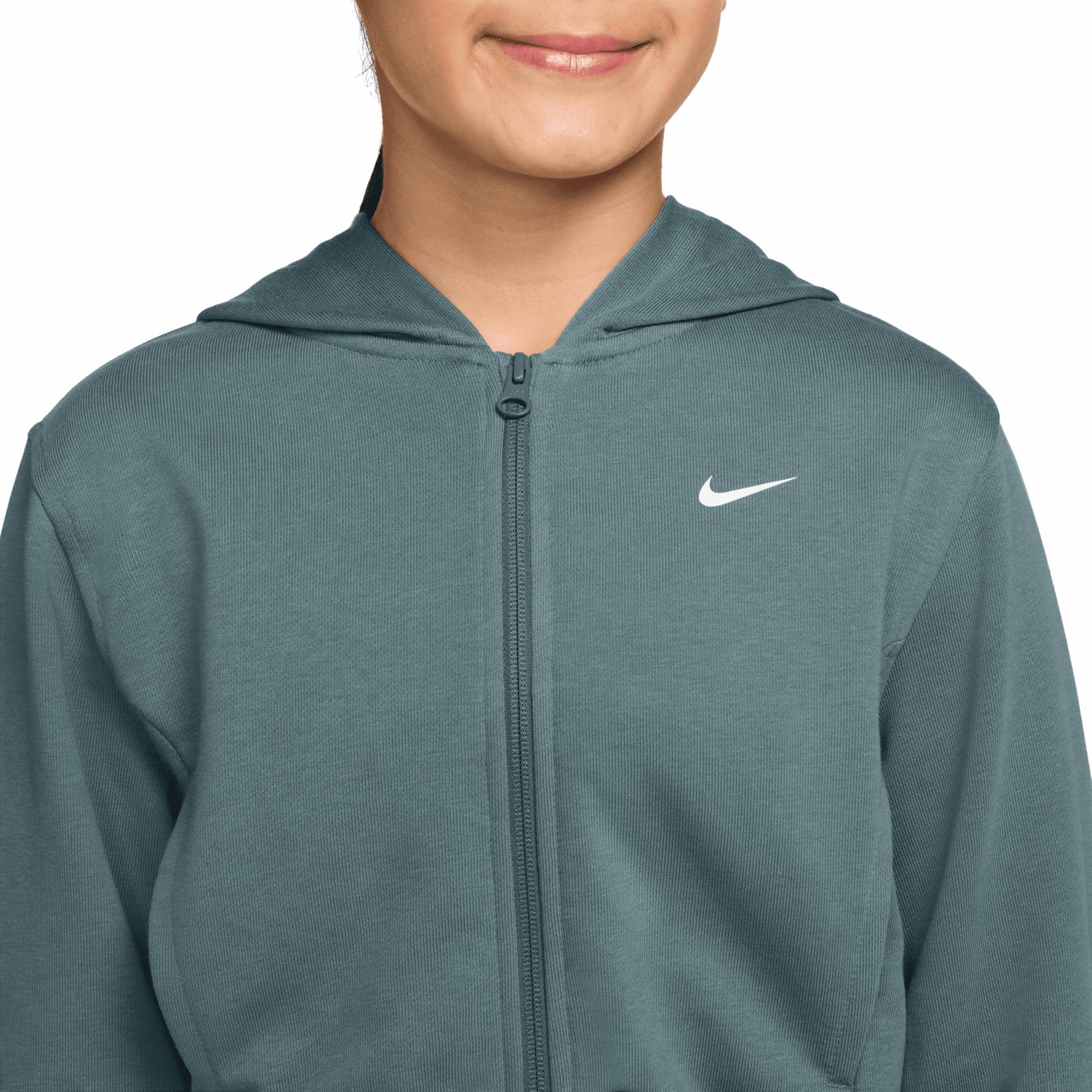 nike pro zip up hoodie