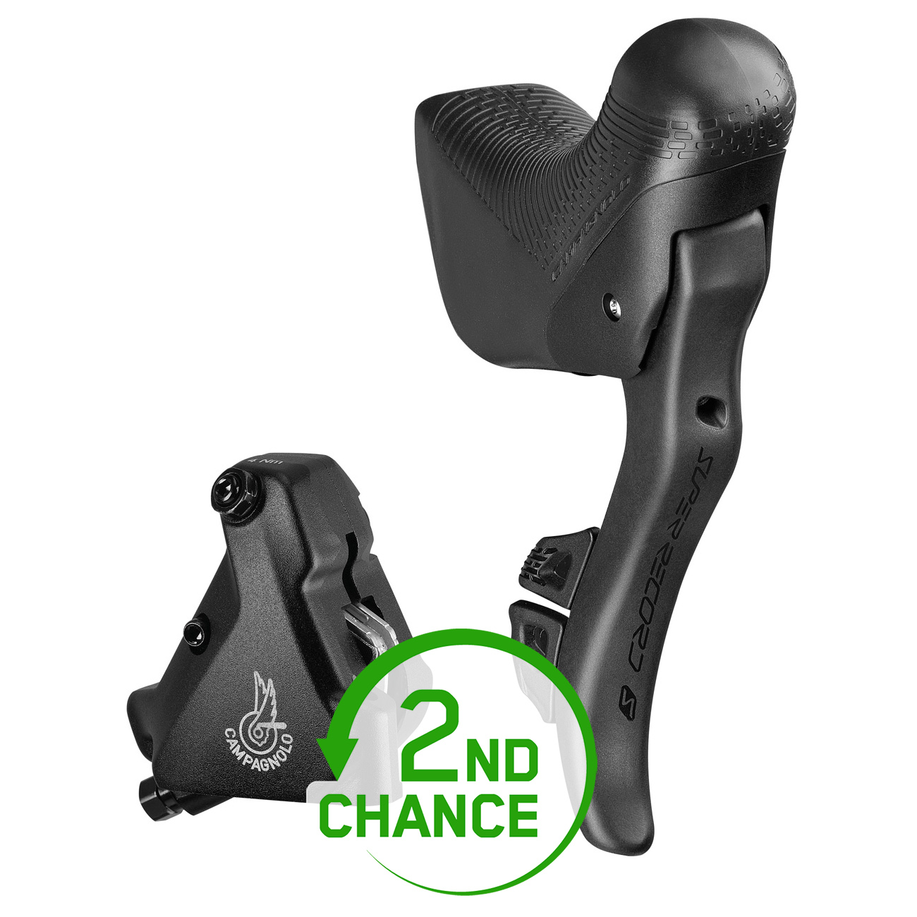 Bild von Campagnolo Super Record S WRL Scheibenbremse - Ergopower + Bremssattel | 2x12-fach - Set HR - B-Ware