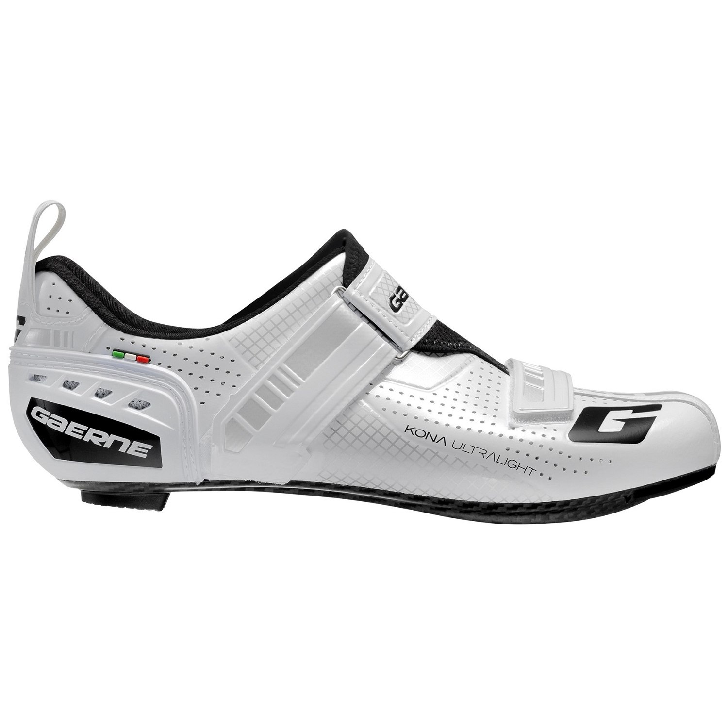 Men's Ultralight Velcro White Two-Strap Shoes - 9W | National Fashion