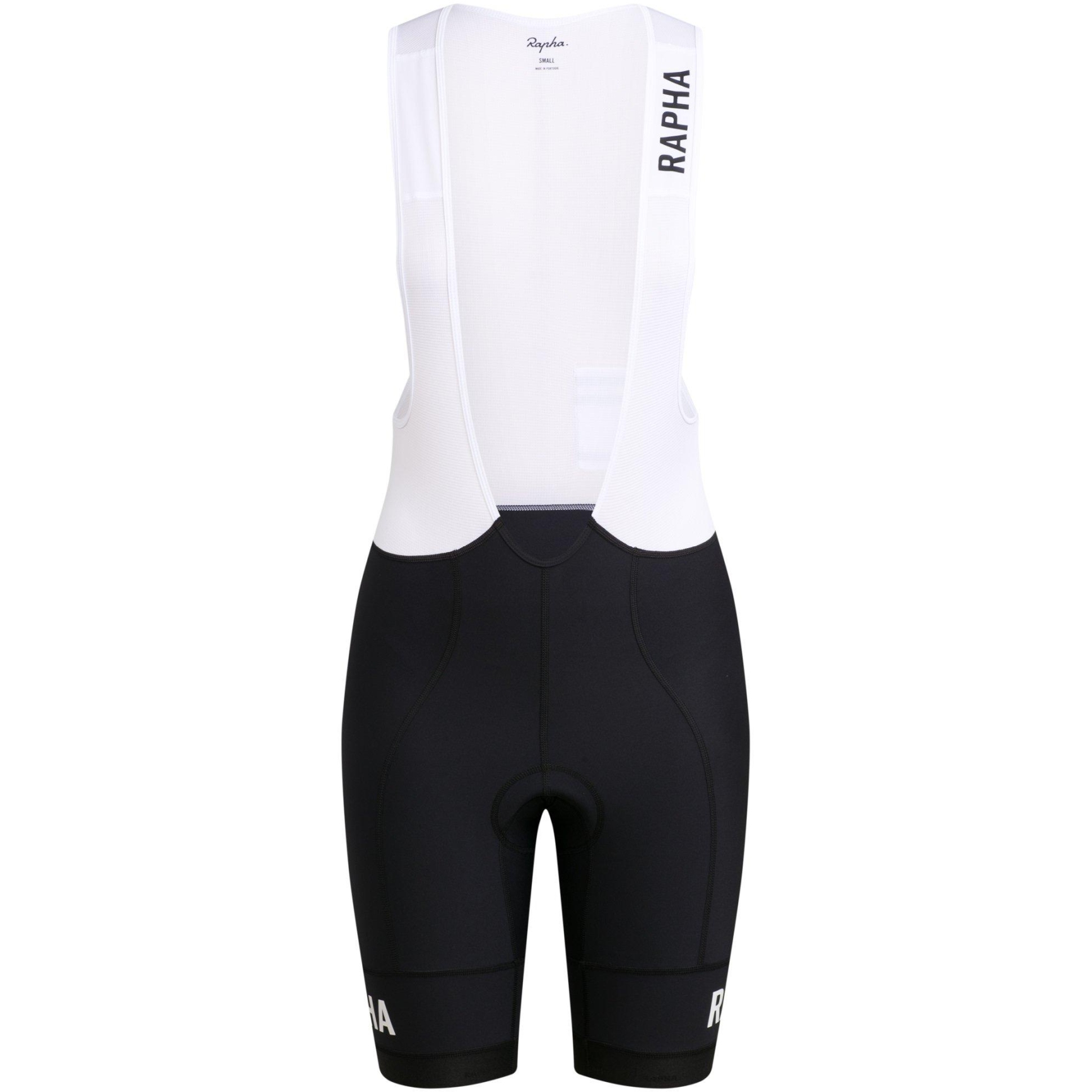Rapha Pro Team Training Bib Shorts Women - black/white BGT01XX