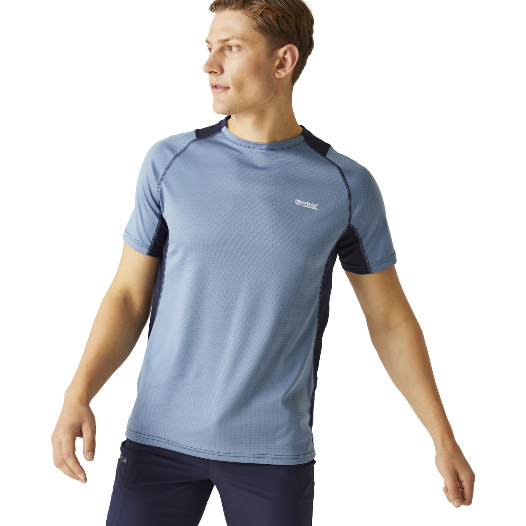 Produktbild von Regatta Virda IV T-Shirt Herren - Coronet Blue/Navy M03
