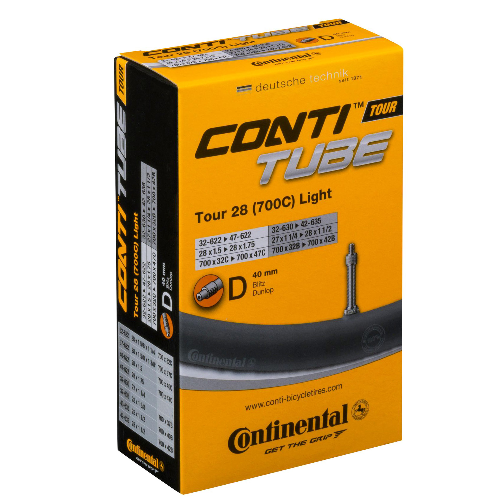 Picture of Continental Tour Inner Tube - 27/28&quot; | Light