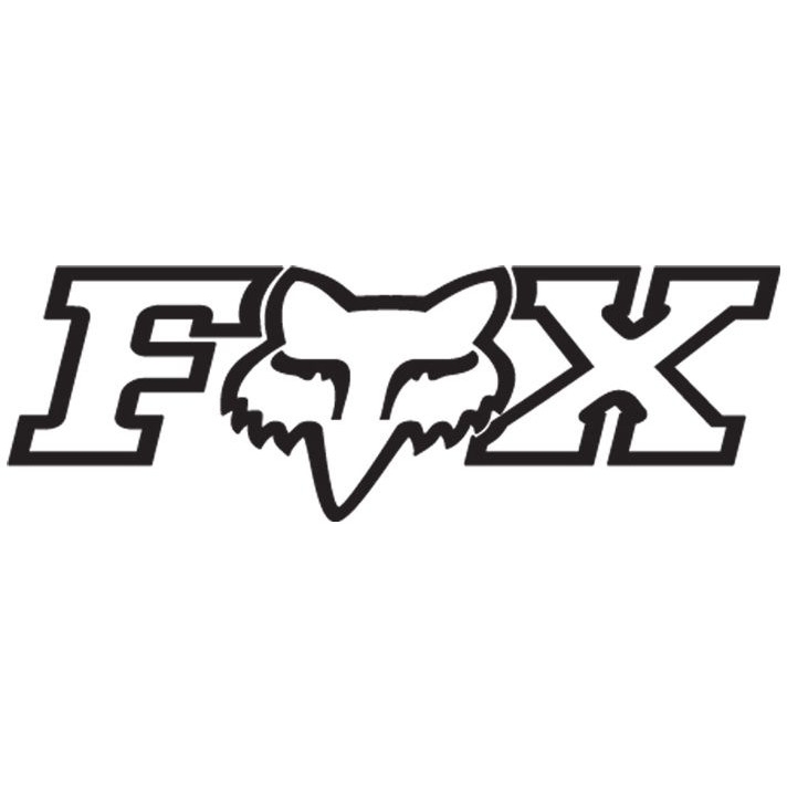 Produktbild von FOX F-Head-X TDC-Sticker - 25cm - black
