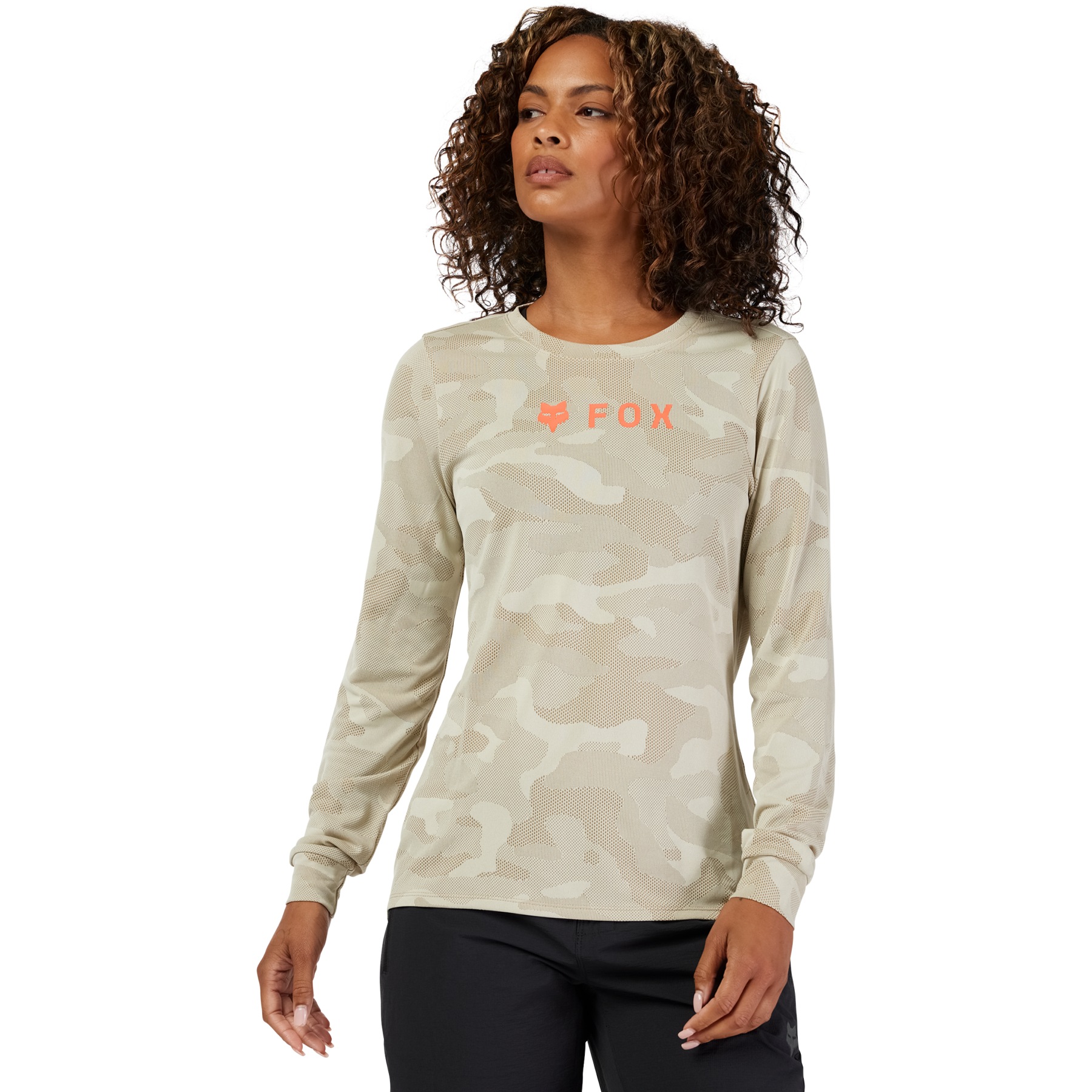 Produktbild von FOX Ranger Tru Dri MTB Langarmtrikot Damen - cream