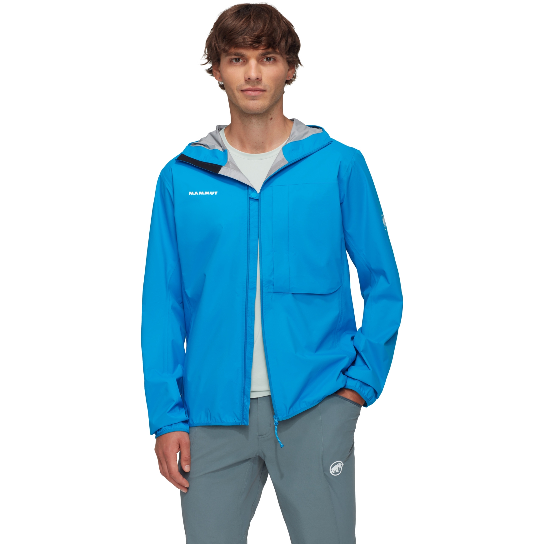 Bild von Mammut Ducan Light Hardshelljacke mit Kapuze Herren - glacier blue