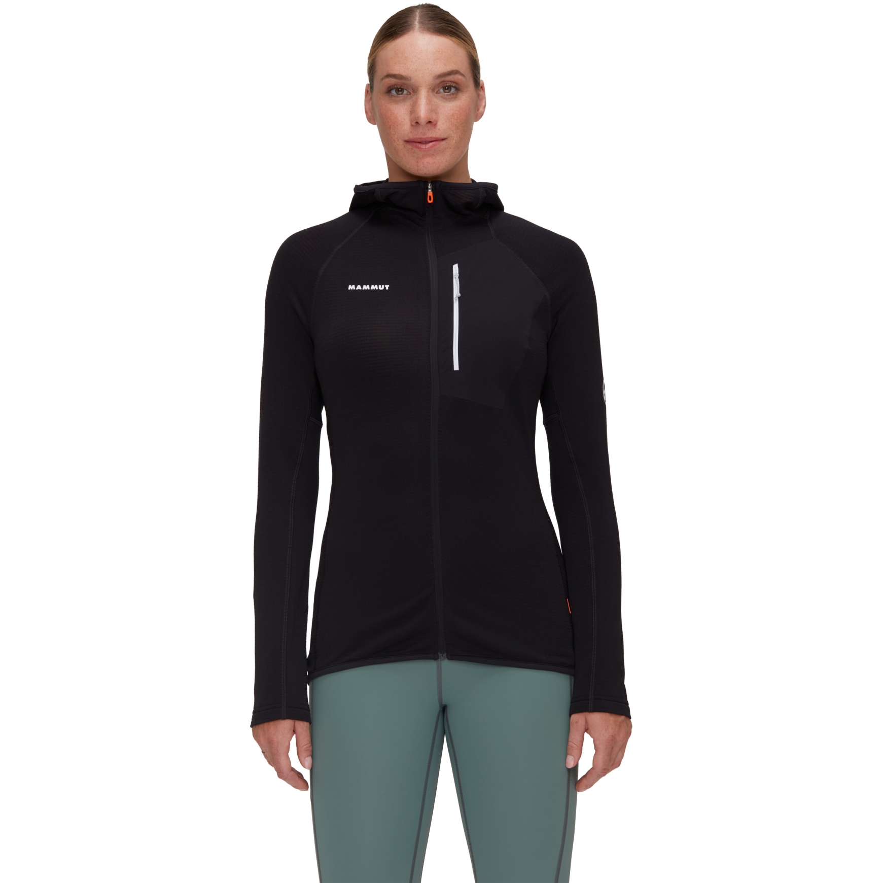 Produktbild von Mammut Aenergy Light Midlayer Jacke mit Kapuze Damen - schwarz