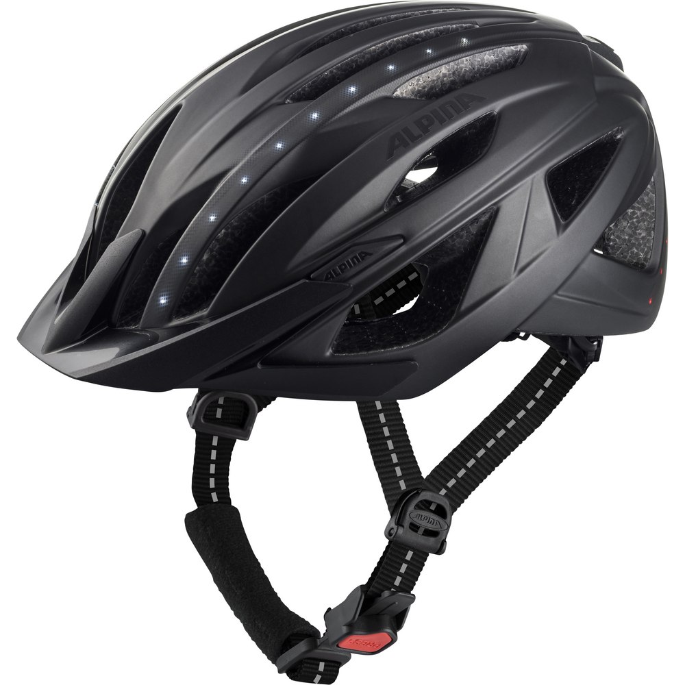 Produktbild von Alpina Haga LED Helm - black matt