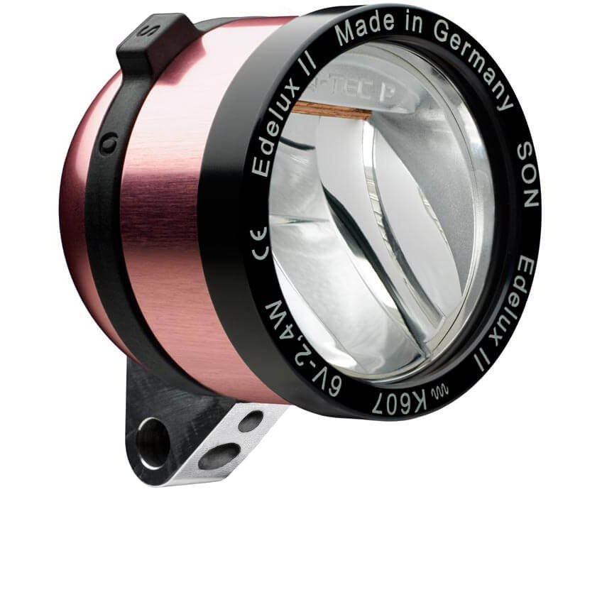 Picture of SON Edelux II LED Front Light - pink anodized