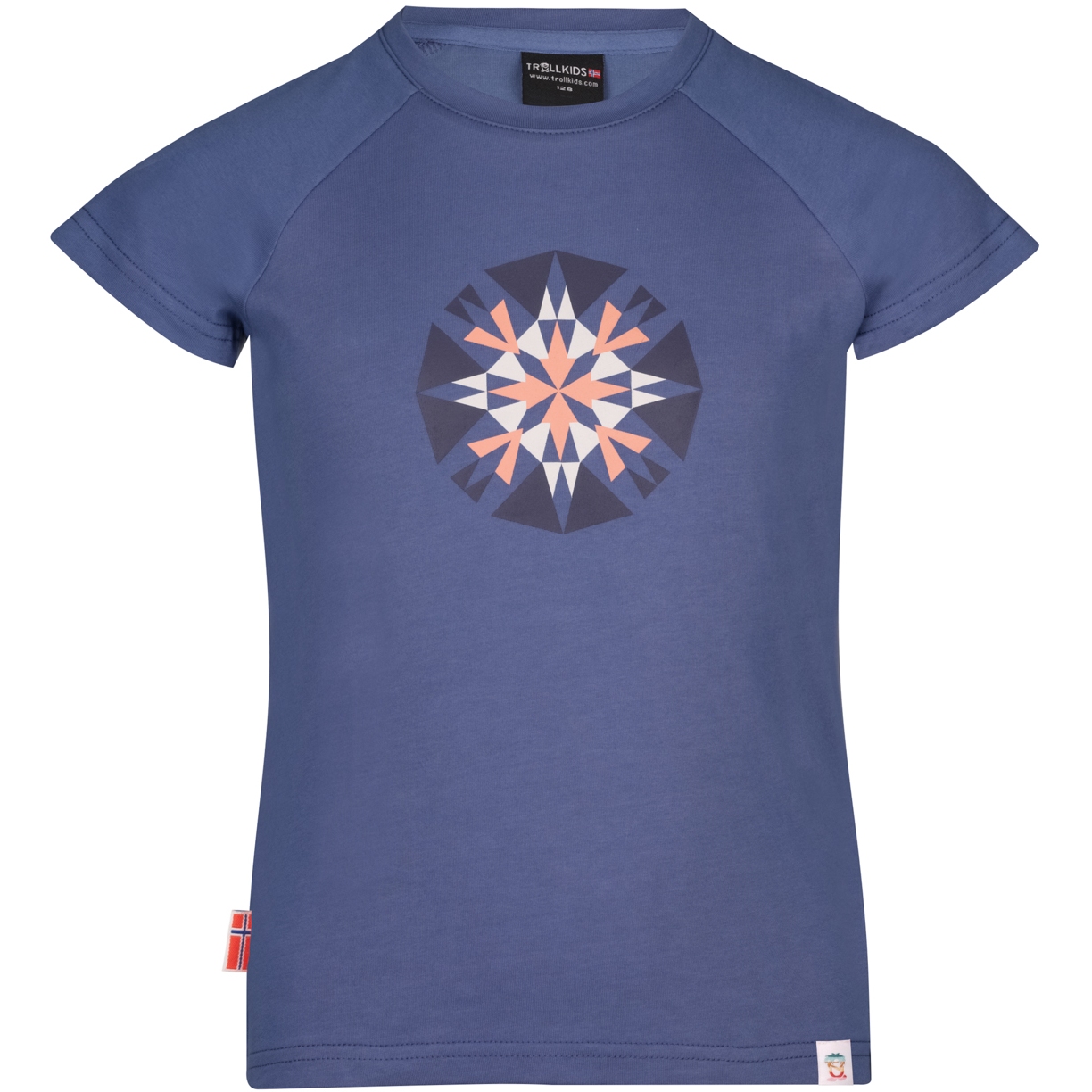 Productfoto van Trollkids Senja Meisjes T-Shirt - Lotus Blue
