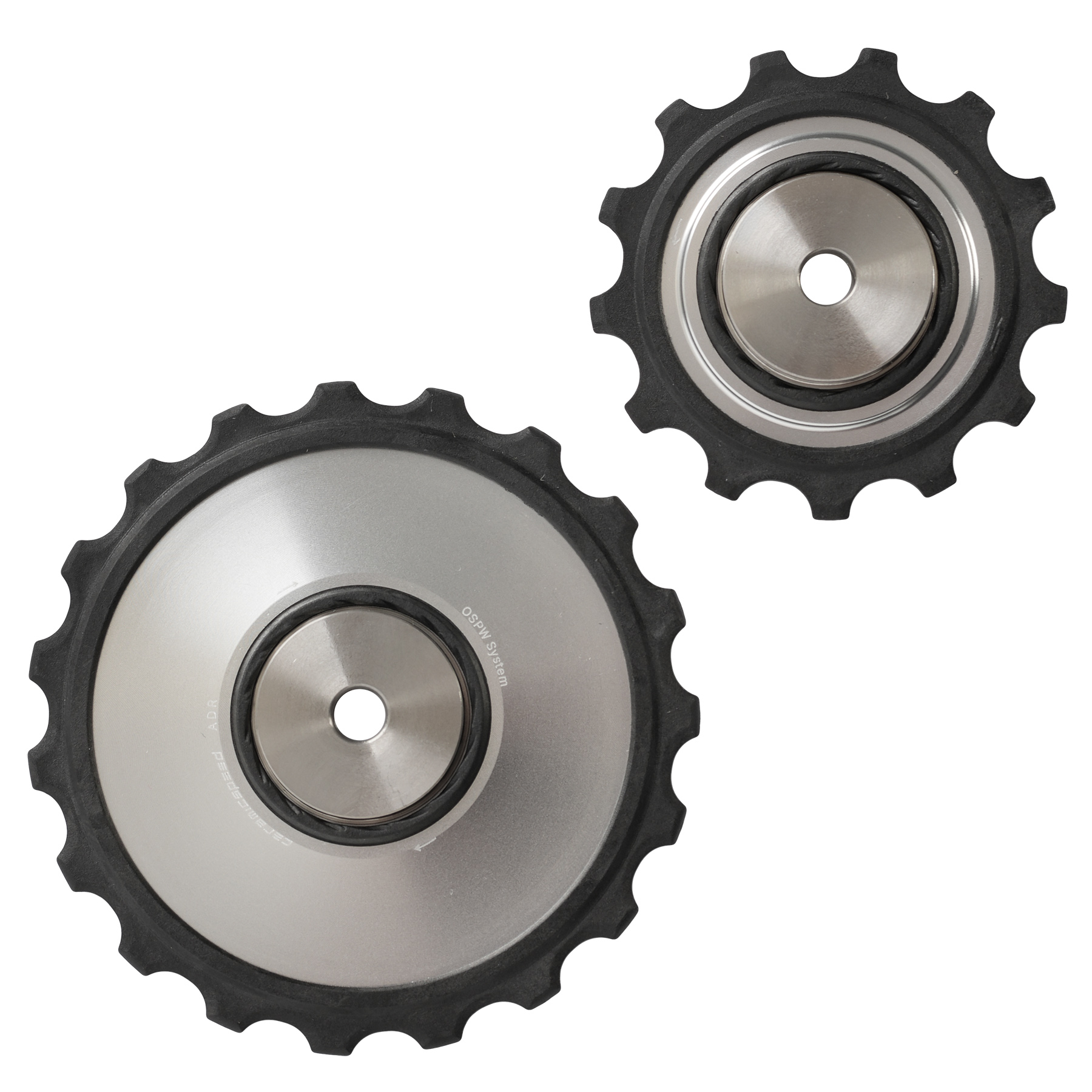 Picture of CeramicSpeed Pulley Wheels - OSPW | Alpha Disc | 13/19 Teeth - silver