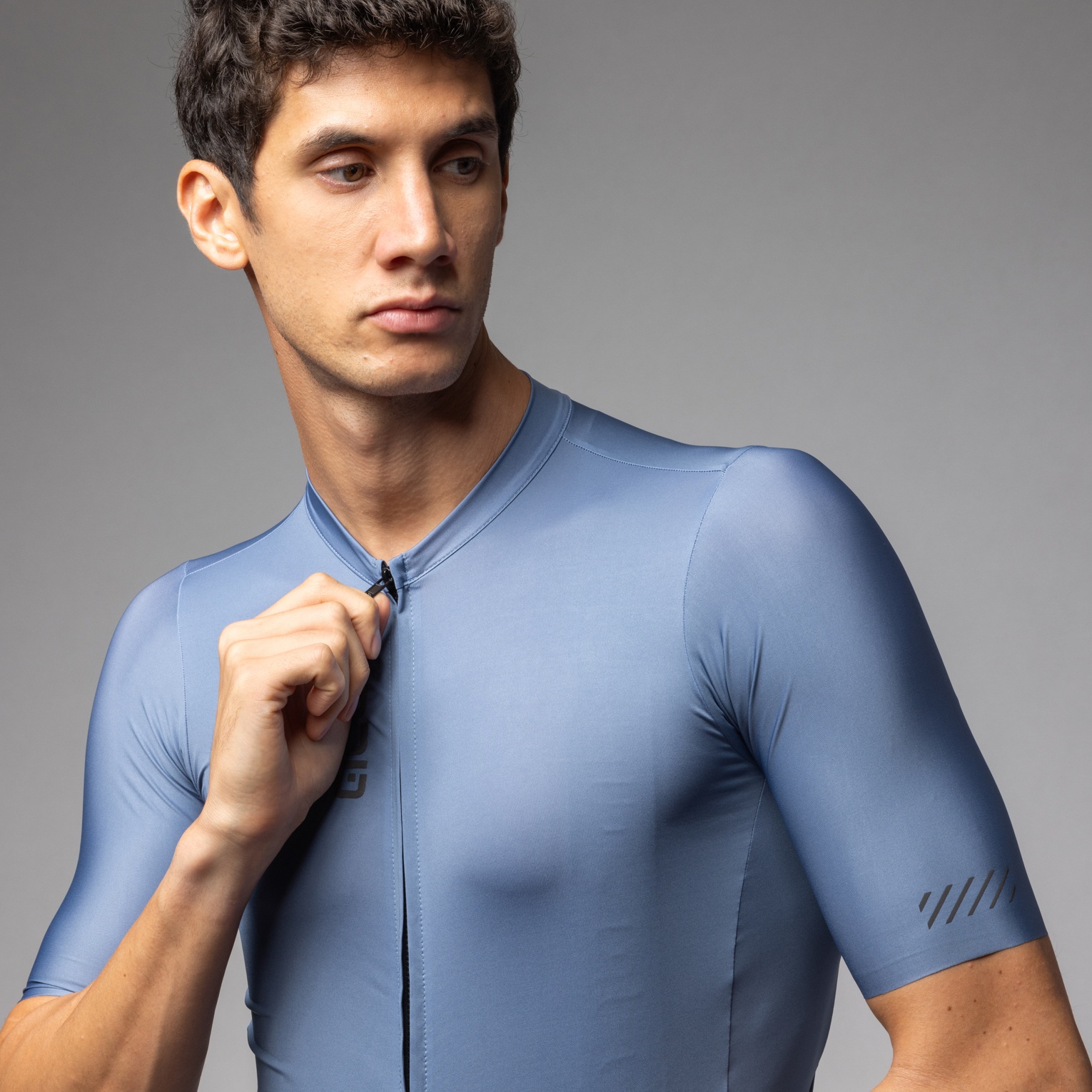 Alé PRAGMA Color Block Short Sleeve Jersey Men - steel blue