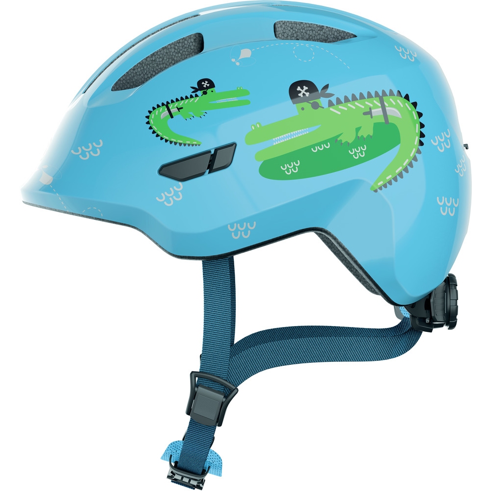 Picture of ABUS Smiley 3.0 Kids Helmet - blue croco