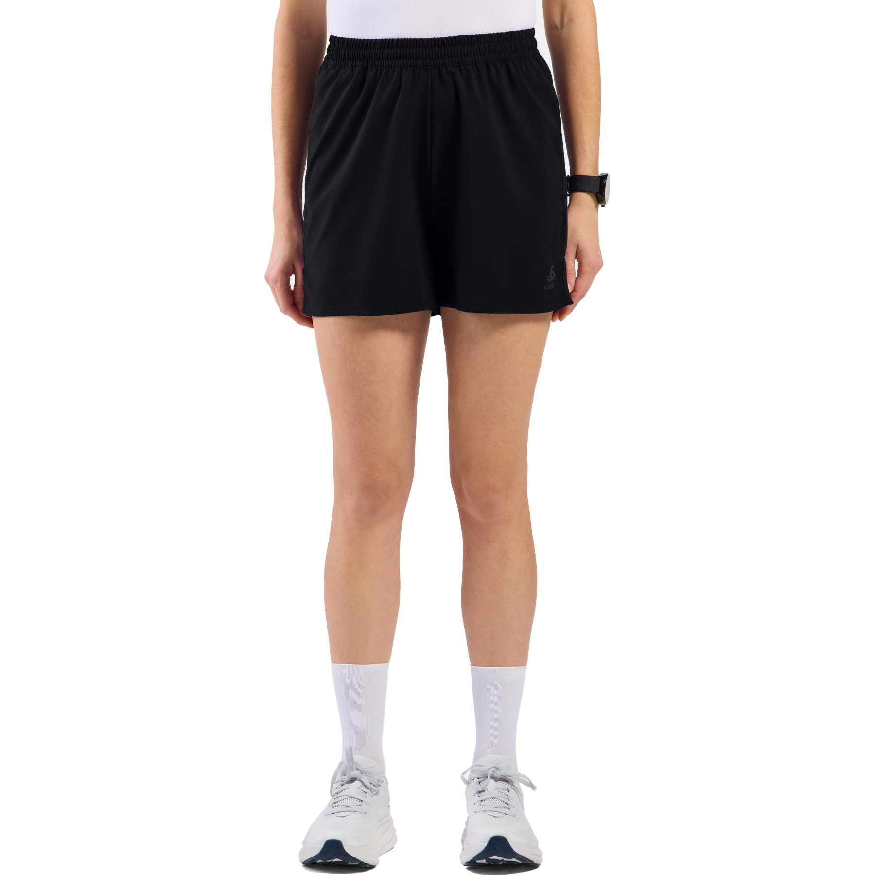 Productfoto van Odlo Essentials 4 inch Hardloopshort zonder Binnenbroek 2.0 Dames - zwart