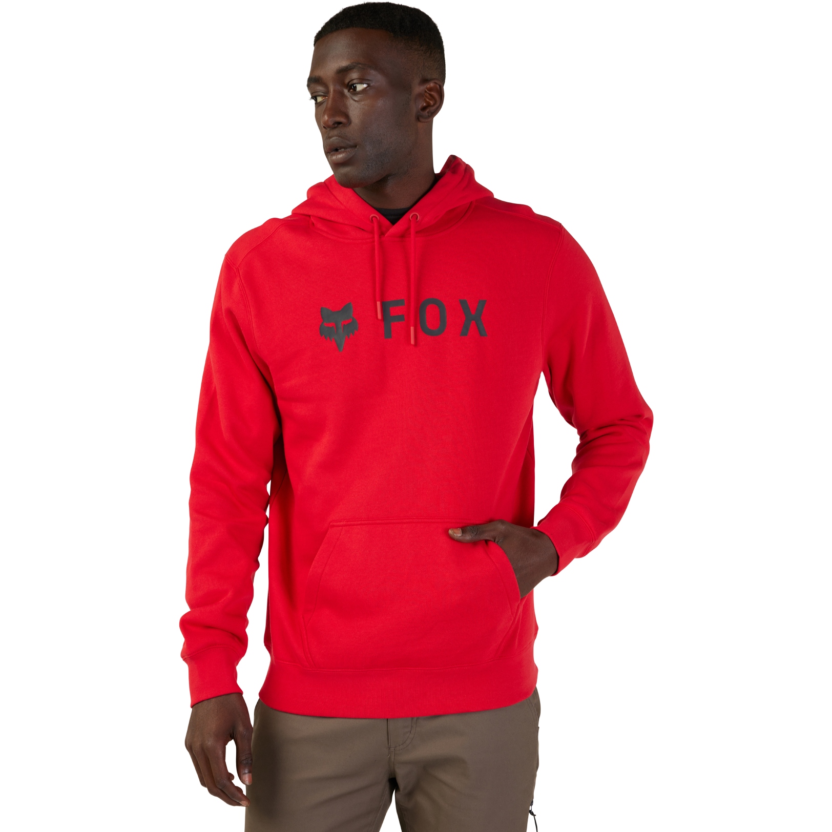 Produktbild von FOX Absolute Fleece Hoodie Herren - flame red