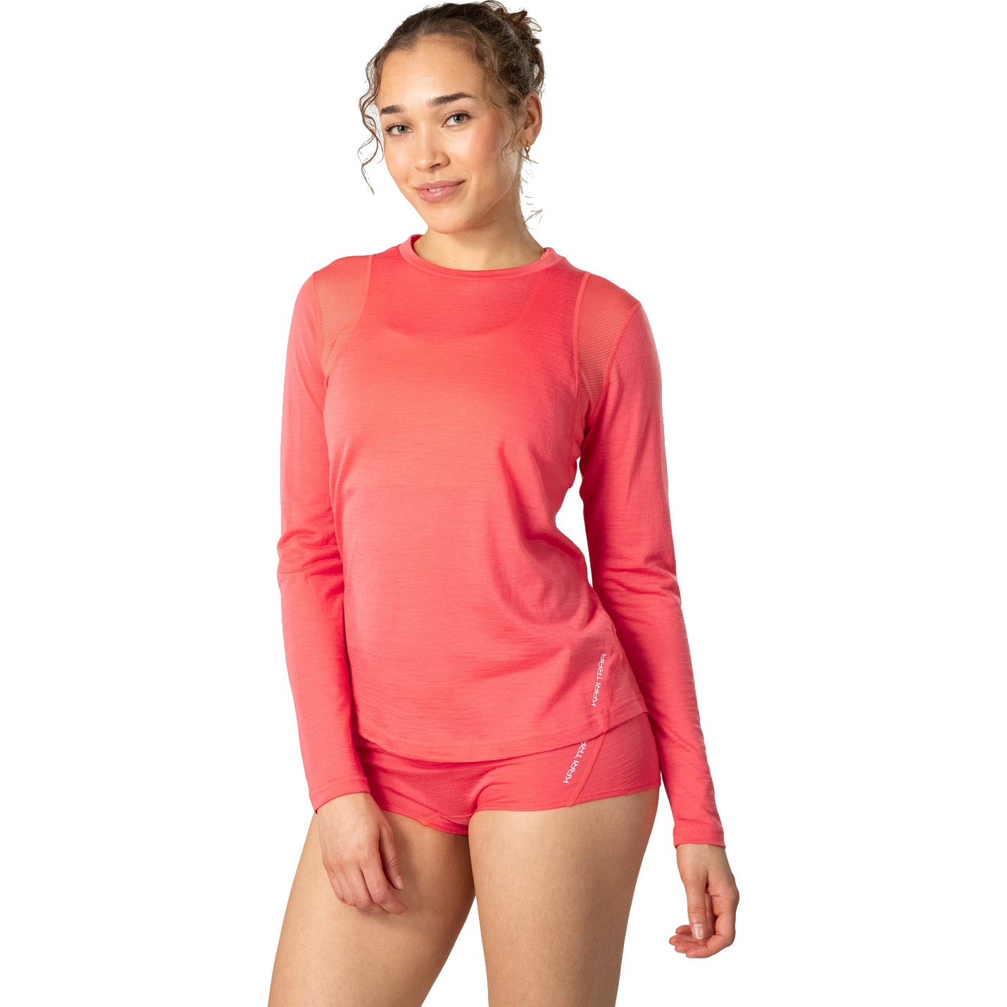 Produktbild von Kari Traa Embla Wool Langarm-Unterhemd Damen - light red