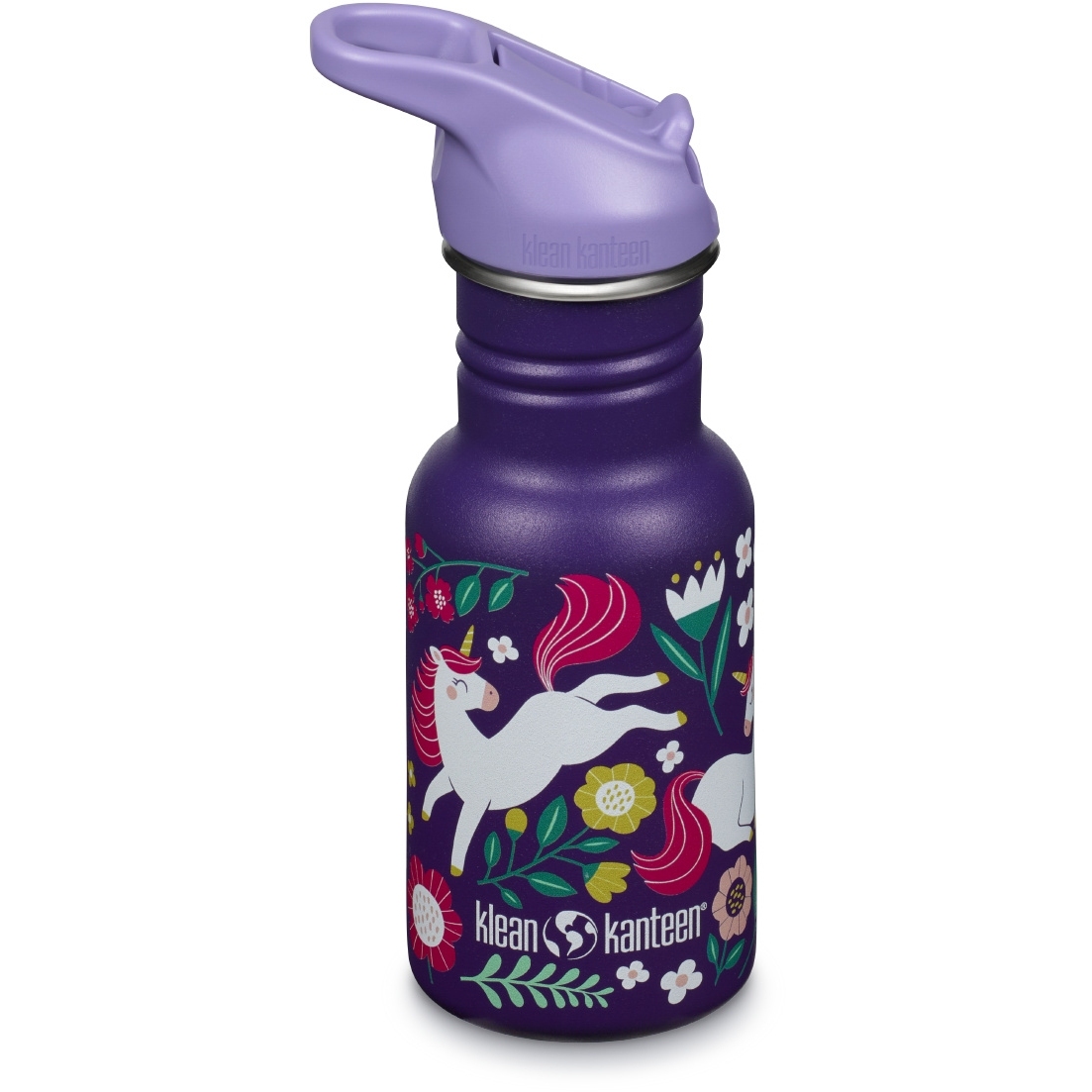 Foto de Klean Kanteen Botella - Kid Classic Flip Sport Cap - 355ml - leaping unicorn