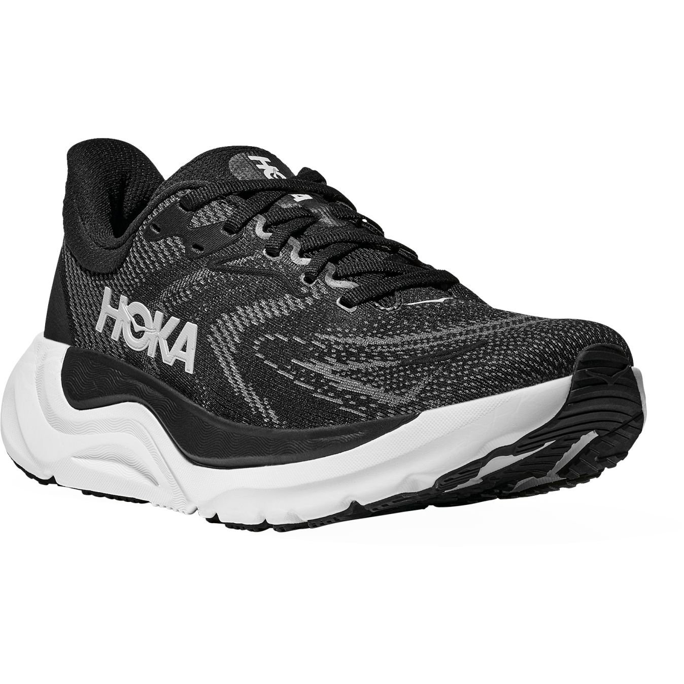 Produktbild von Hoka Arahi 8 Laufschuhe Damen - schwarz / weiß