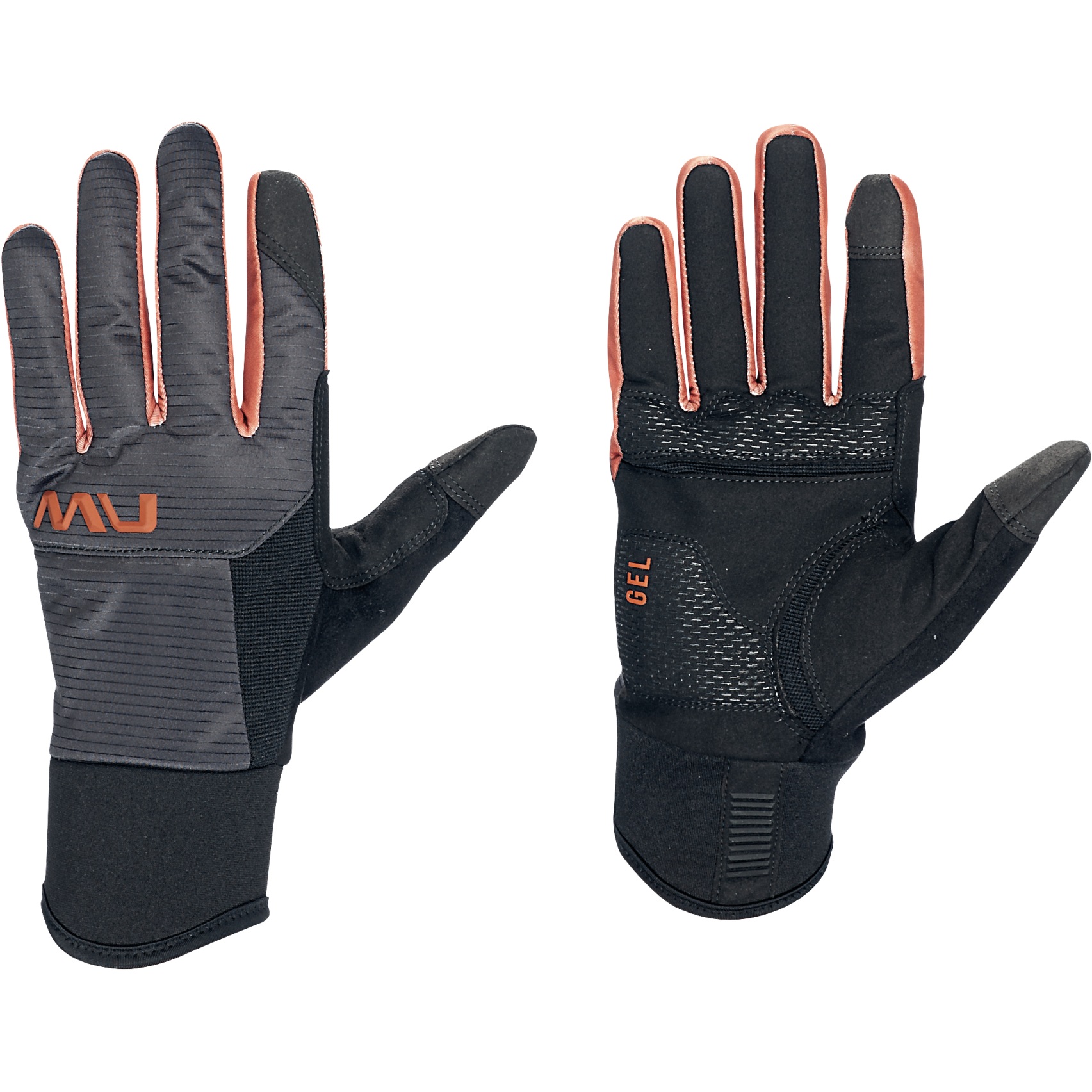 Picture of Northwave Fast Gel Gloves Men - black/cinnamon 13