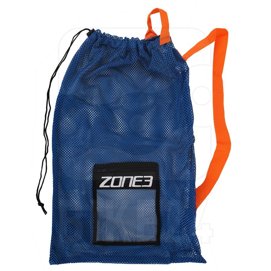 Produktbild von Zone3 Large Mesh Trainingsbeutel - blau/orange