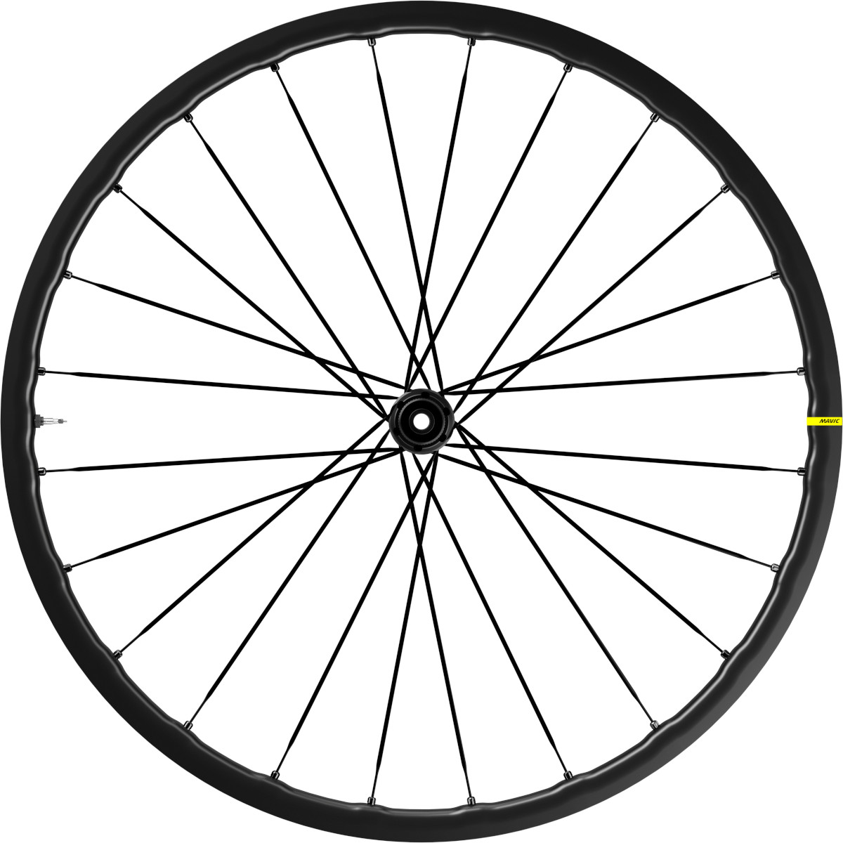 Image of Mavic Ksyrium SL Disc UST Front Wheel | Centerlock | 12x100mm/QR - black