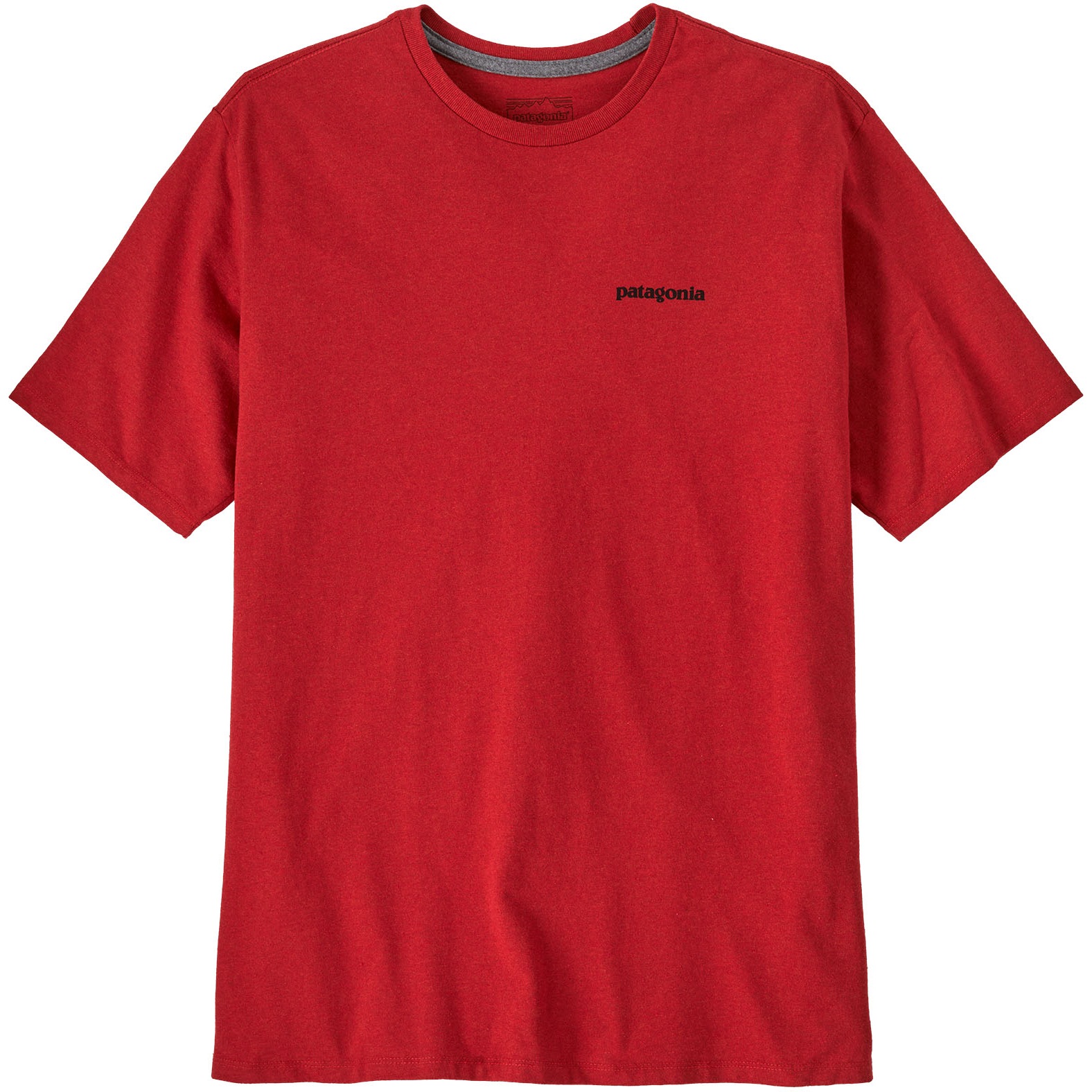 Photo produit de Patagonia T-Shirt Homme - P6 Logo Responsibili-Tee - Amanita Red