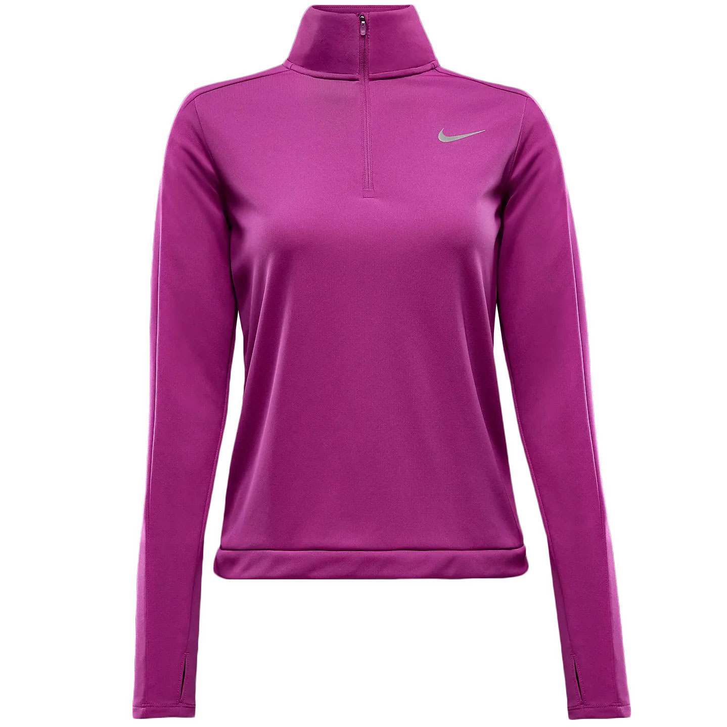 Photo produit de Nike Sweatshirt Femme - Dri-FIT Pacer 1/4-Zip - hot fuchsia/reflective silver DQ6377-518