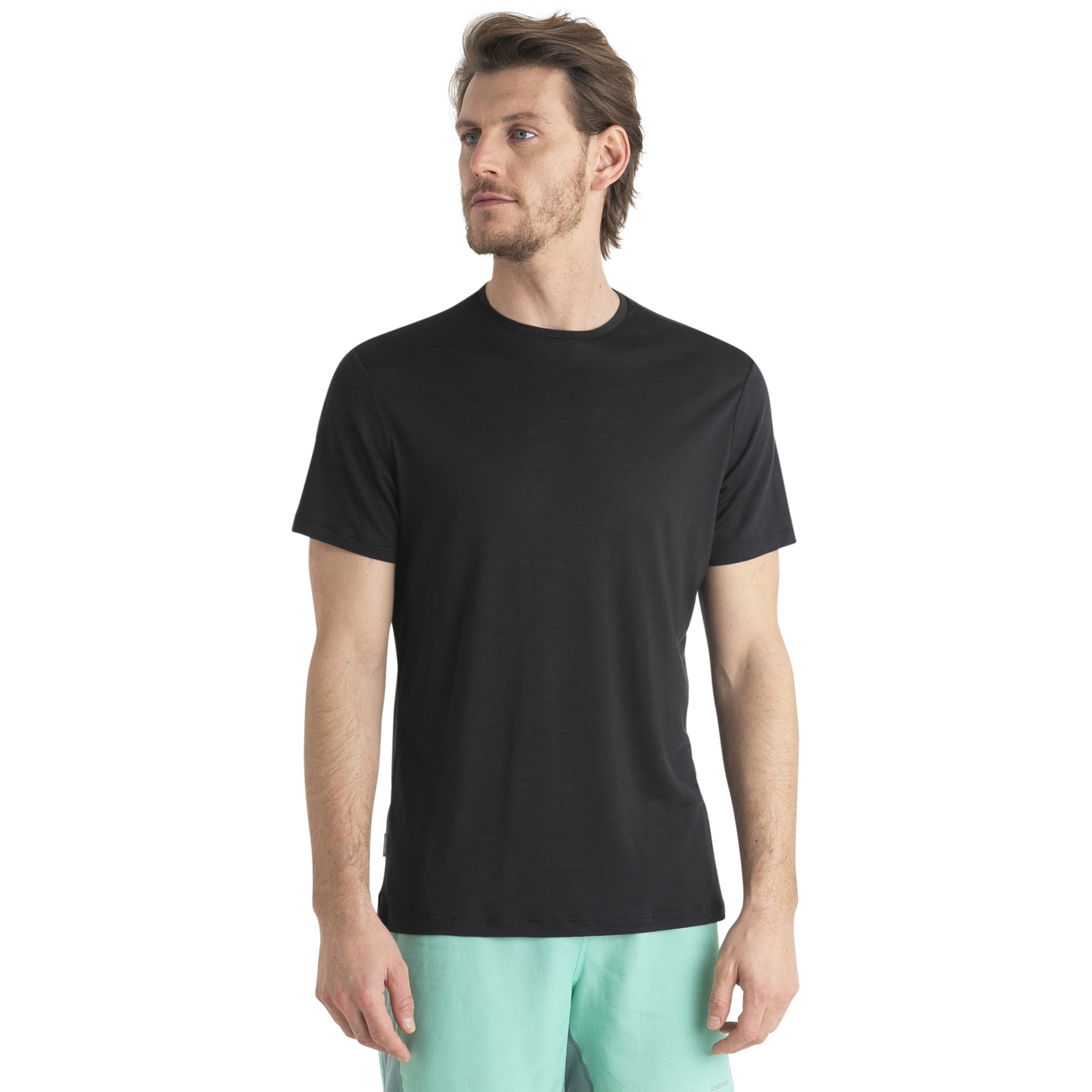 Foto de Icebreaker Camiseta Hombre - Merino 125 Cool-Lite™ Sphere III - Negro