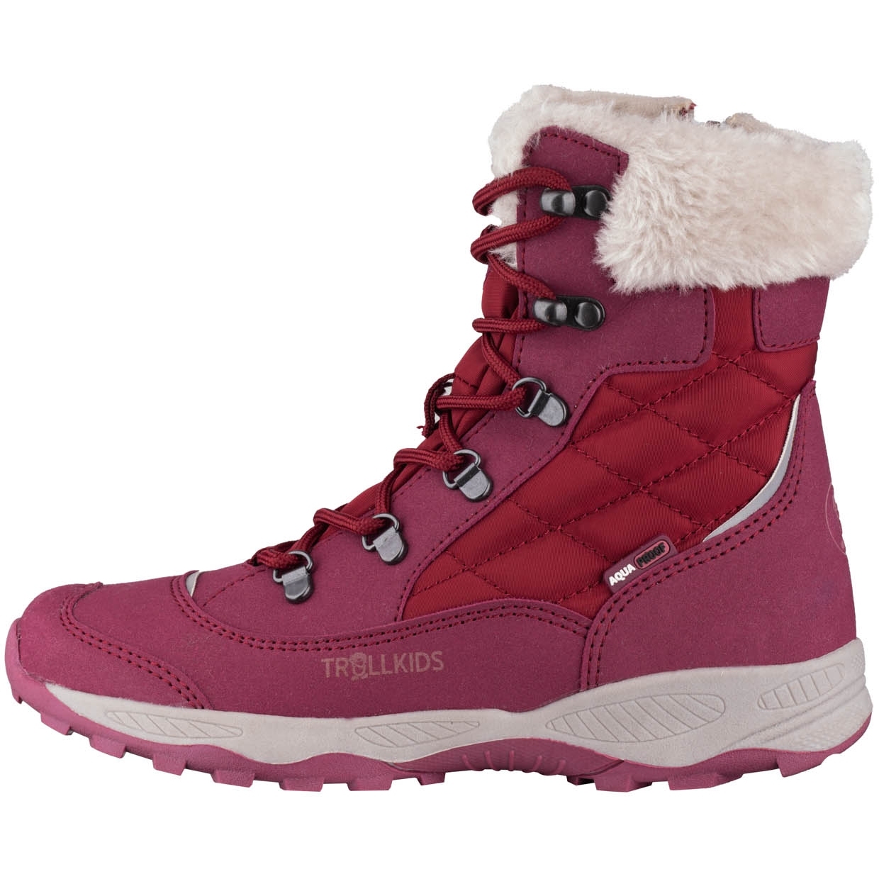 Picture of Trollkids Hemsedal Girls Winter Boots - Dark Rose