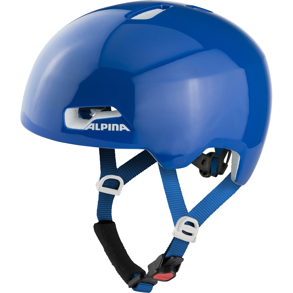 Image of Alpina Hackney Kids Bike Helmet - blue gloss