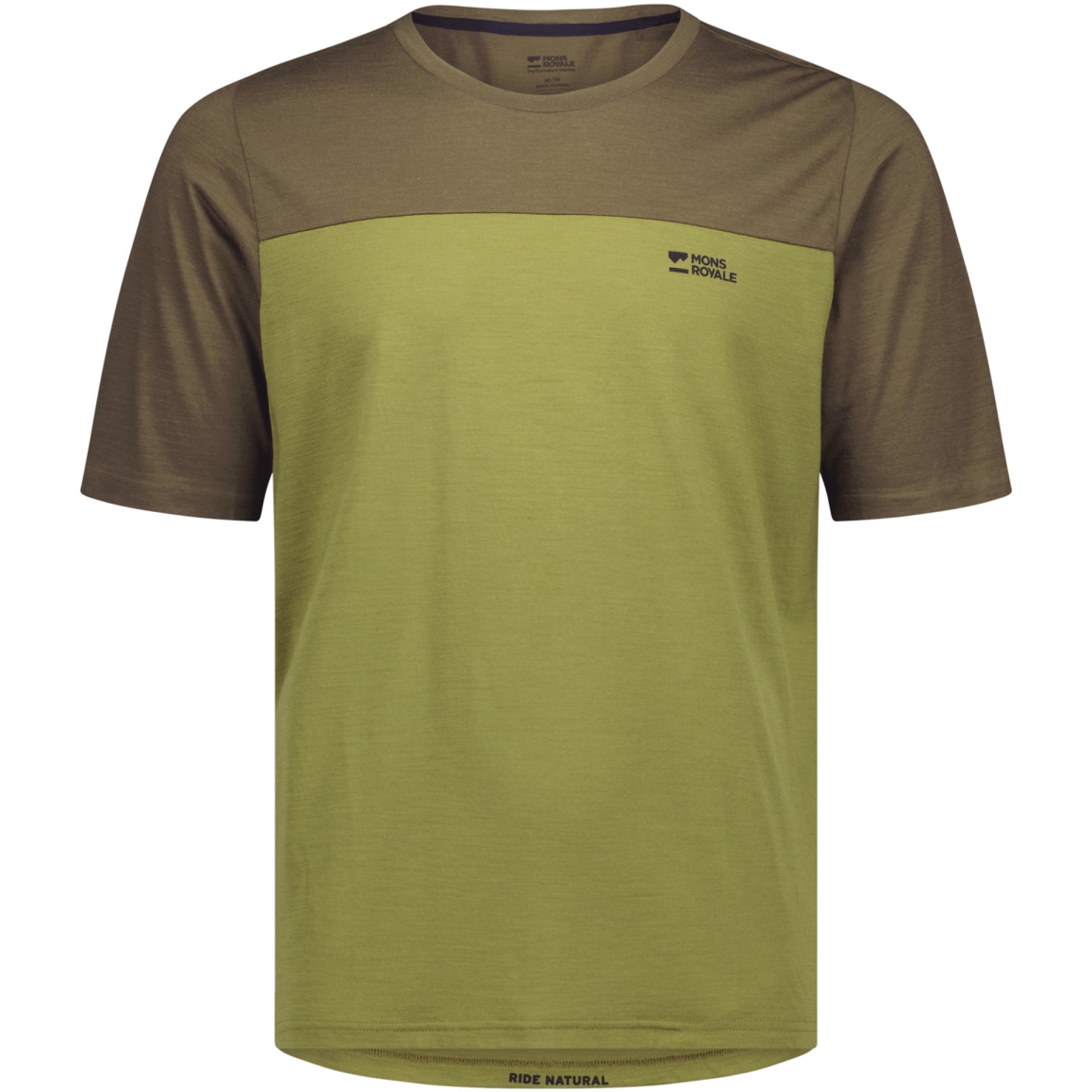 Produktbild von Mons Royale Diversion Merino Fahrrad-Kurzarmtrikot Herren - fern / oliv